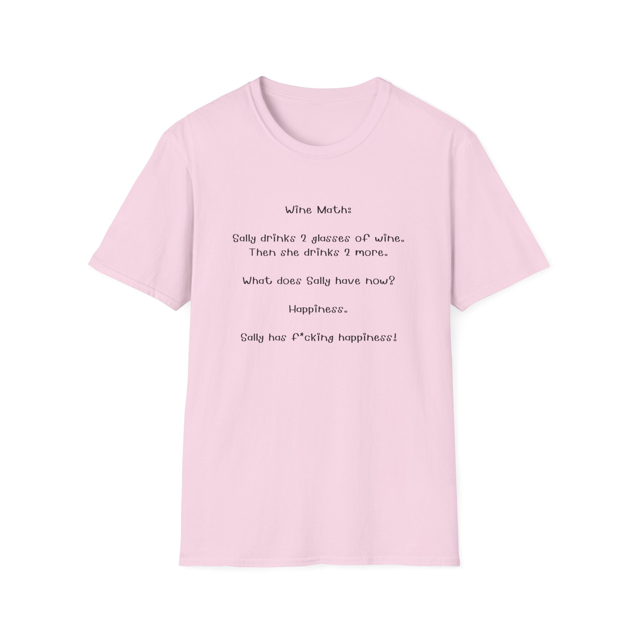 Woman Soft T Shirt - Regular Fit - Wine Math