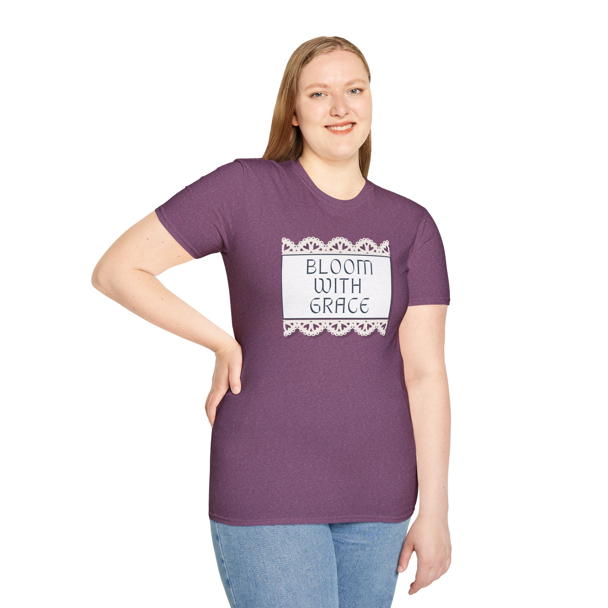 Women's Soft Relaxed Tee -  Bloom with Grace