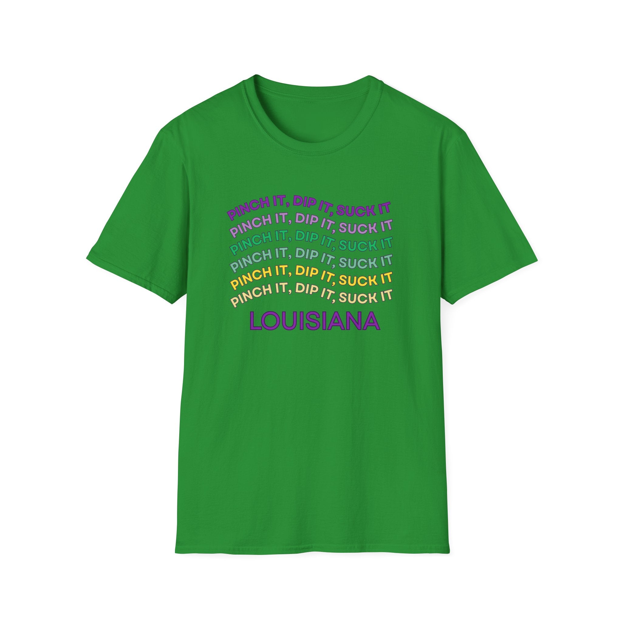 Soft Tee (Men & Women) "Pinch it, dip it, suck it" (Relaxed)