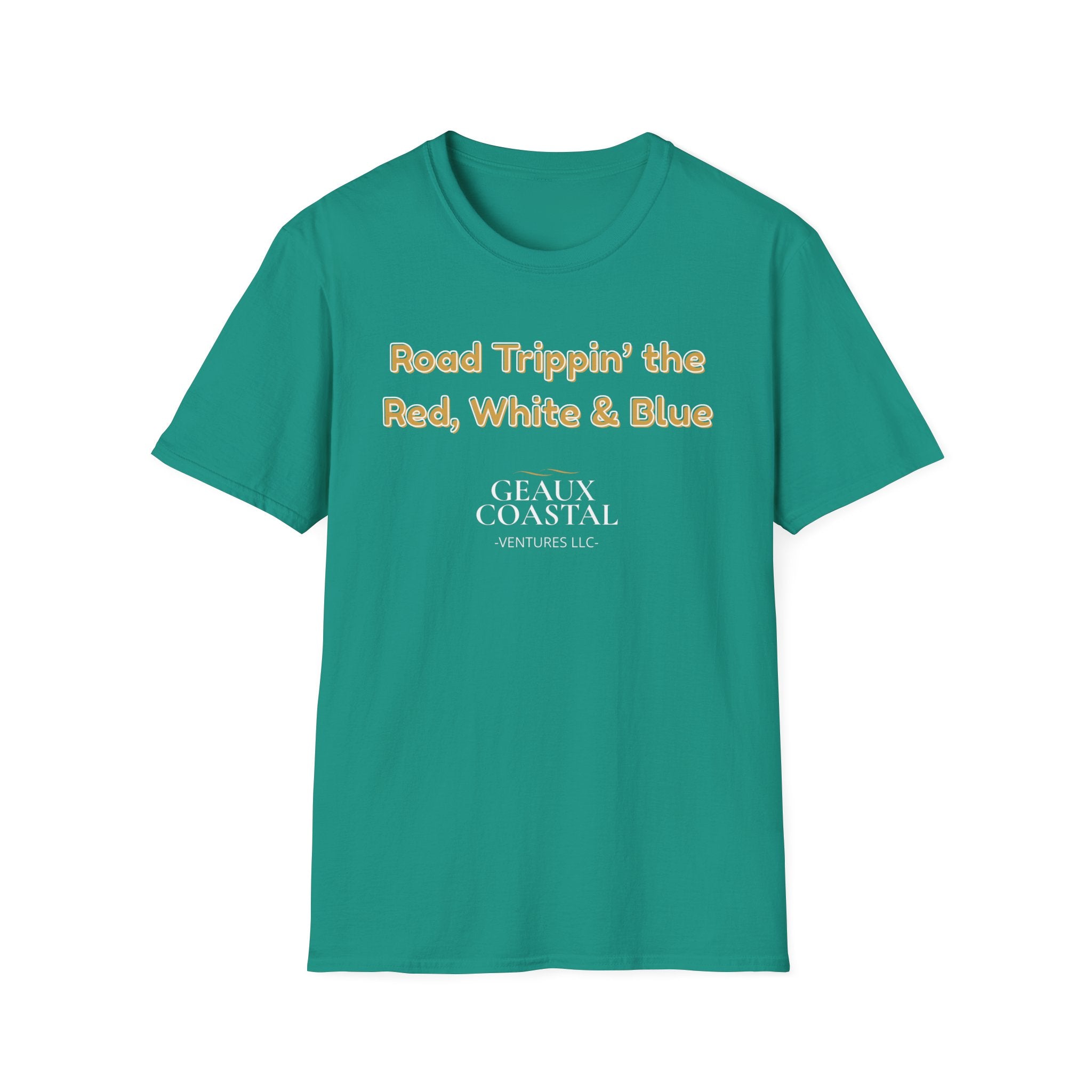 Men or Women Relaxed Soft Tee -  Road Tripping the USA