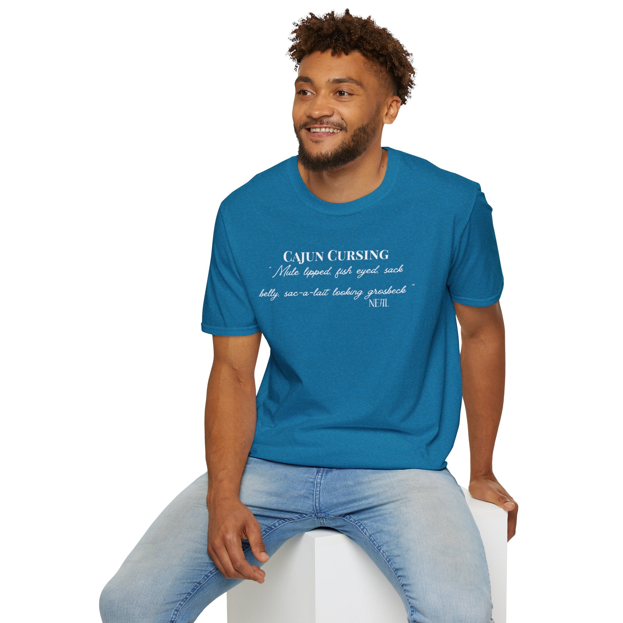 Men's Soft Tee - Relaxed Fit - Cajun Cursing