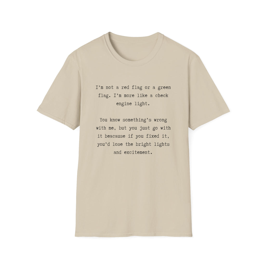 Men and Women Soft Relaxed T Shirts - Green light
