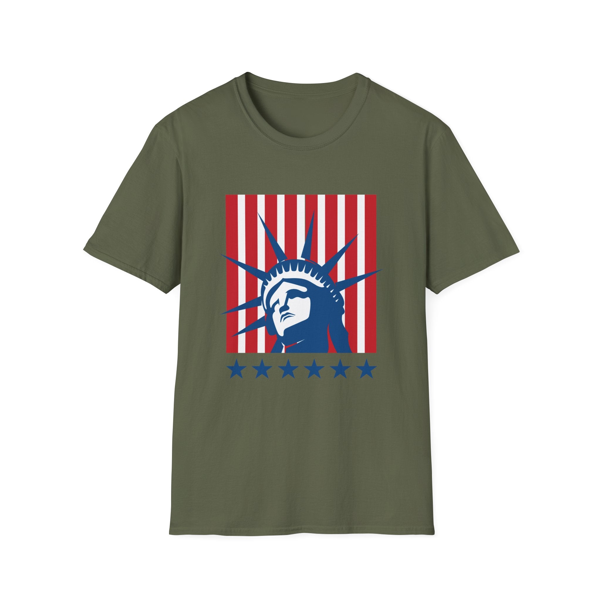 Relaxed Tee for Men & Women- Statue of Liberty