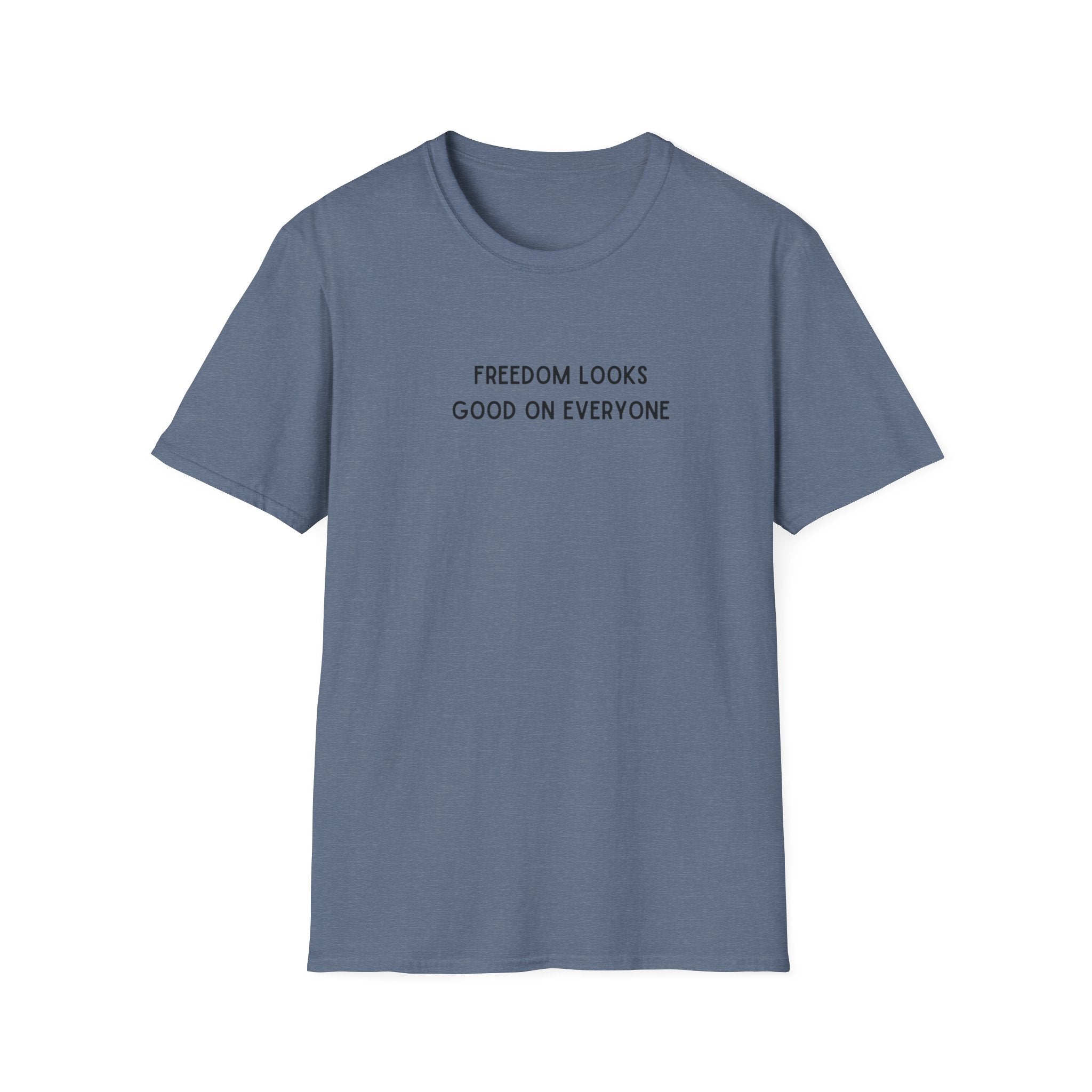 Mens Super Soft Relaxed Tee - Freedom Looks Good