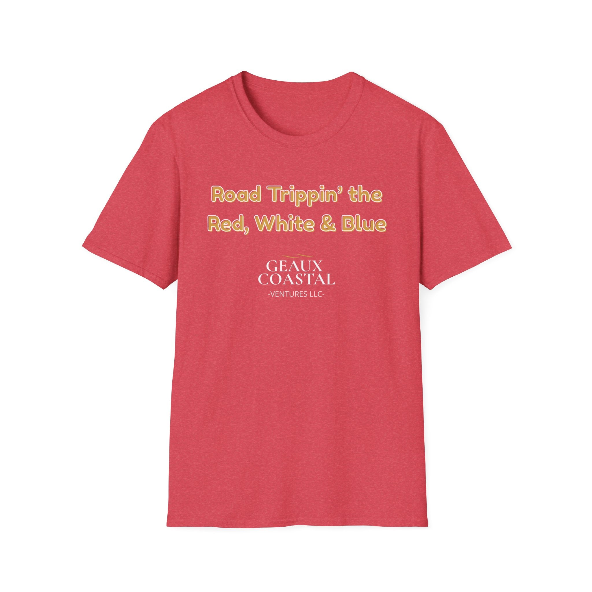 Men or Women Relaxed Soft Tee -  Road Tripping the USA