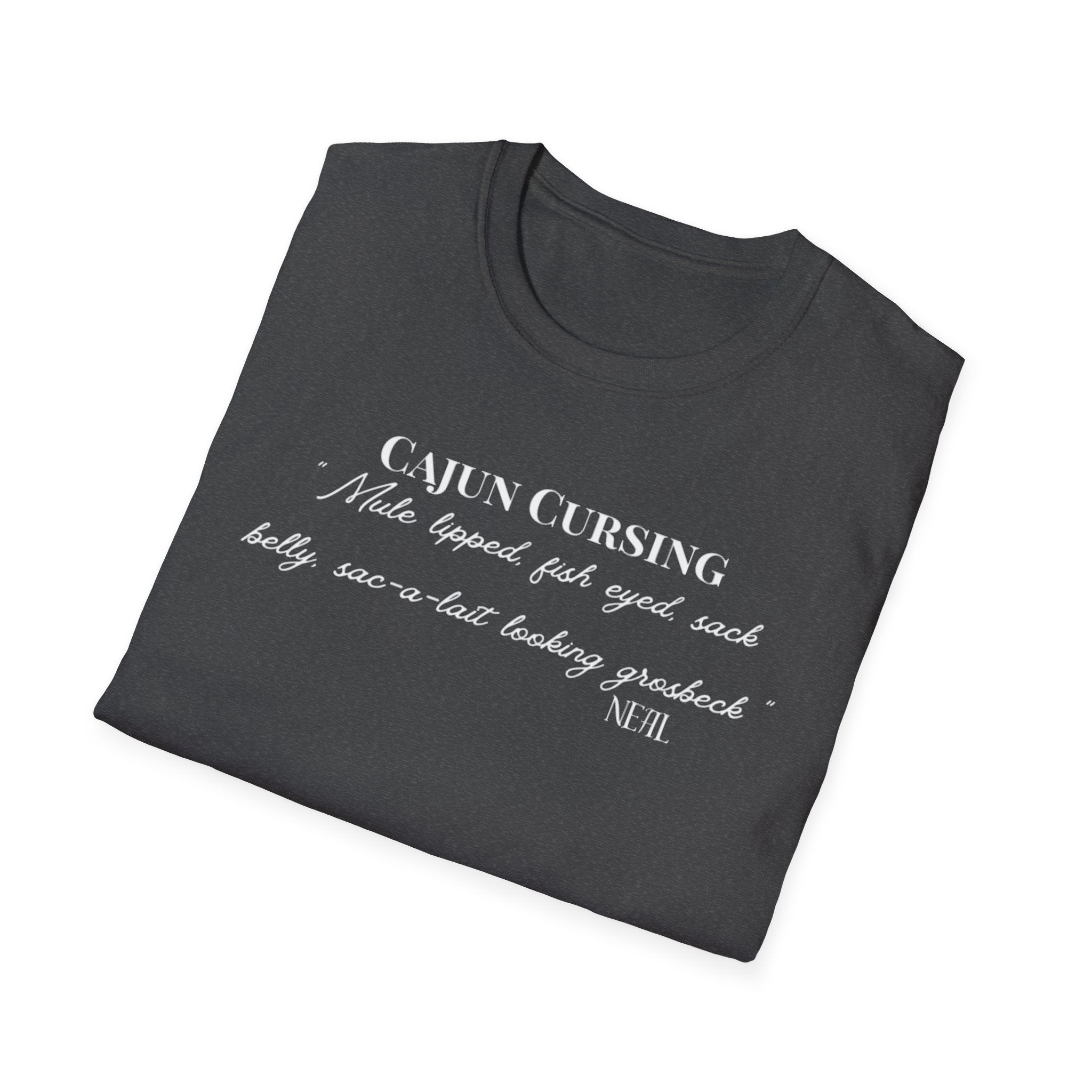 Men's Soft Tee - Relaxed Fit - Cajun Cursing