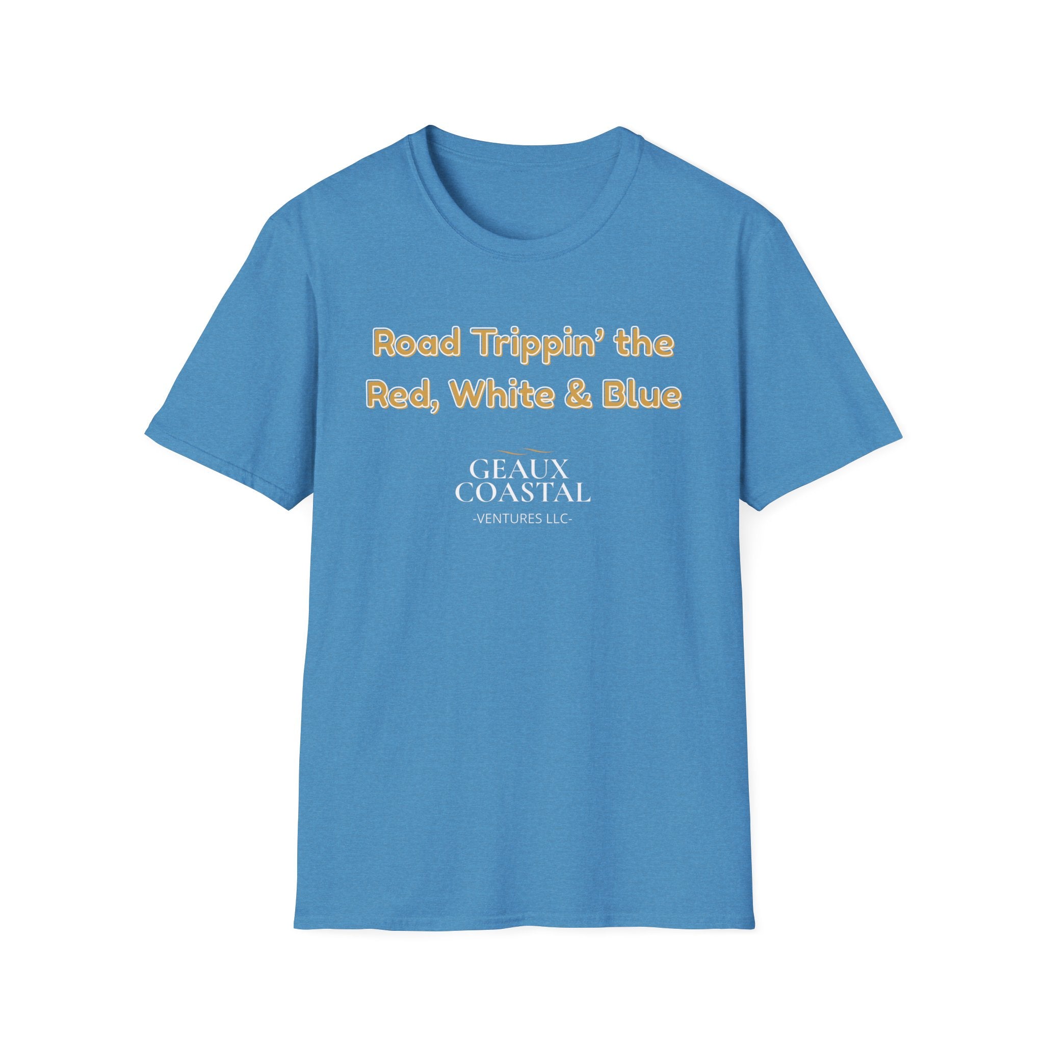 Men or Women Relaxed Soft Tee -  Road Tripping the USA