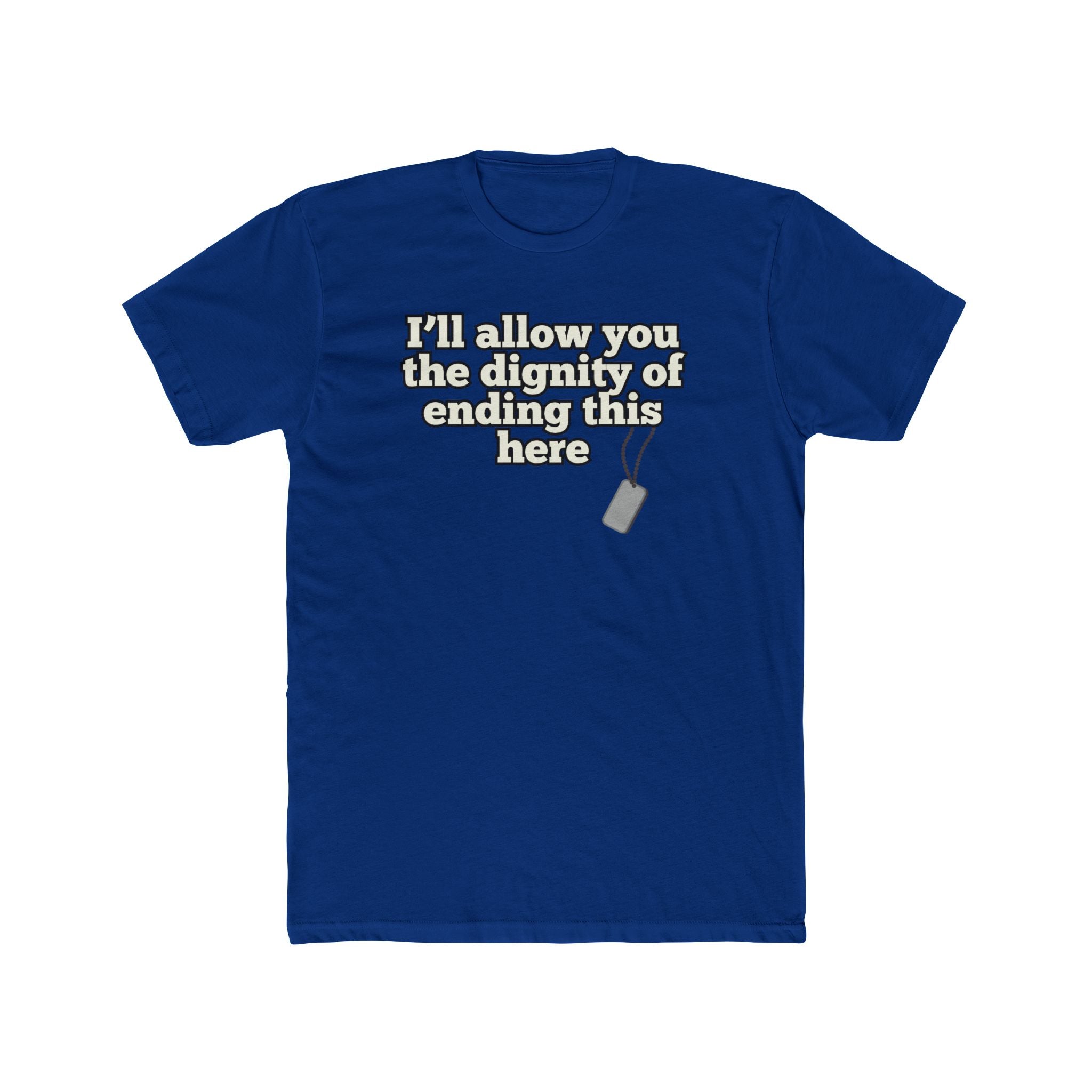 Men's Soft Cotton Crew Tee - End it Here