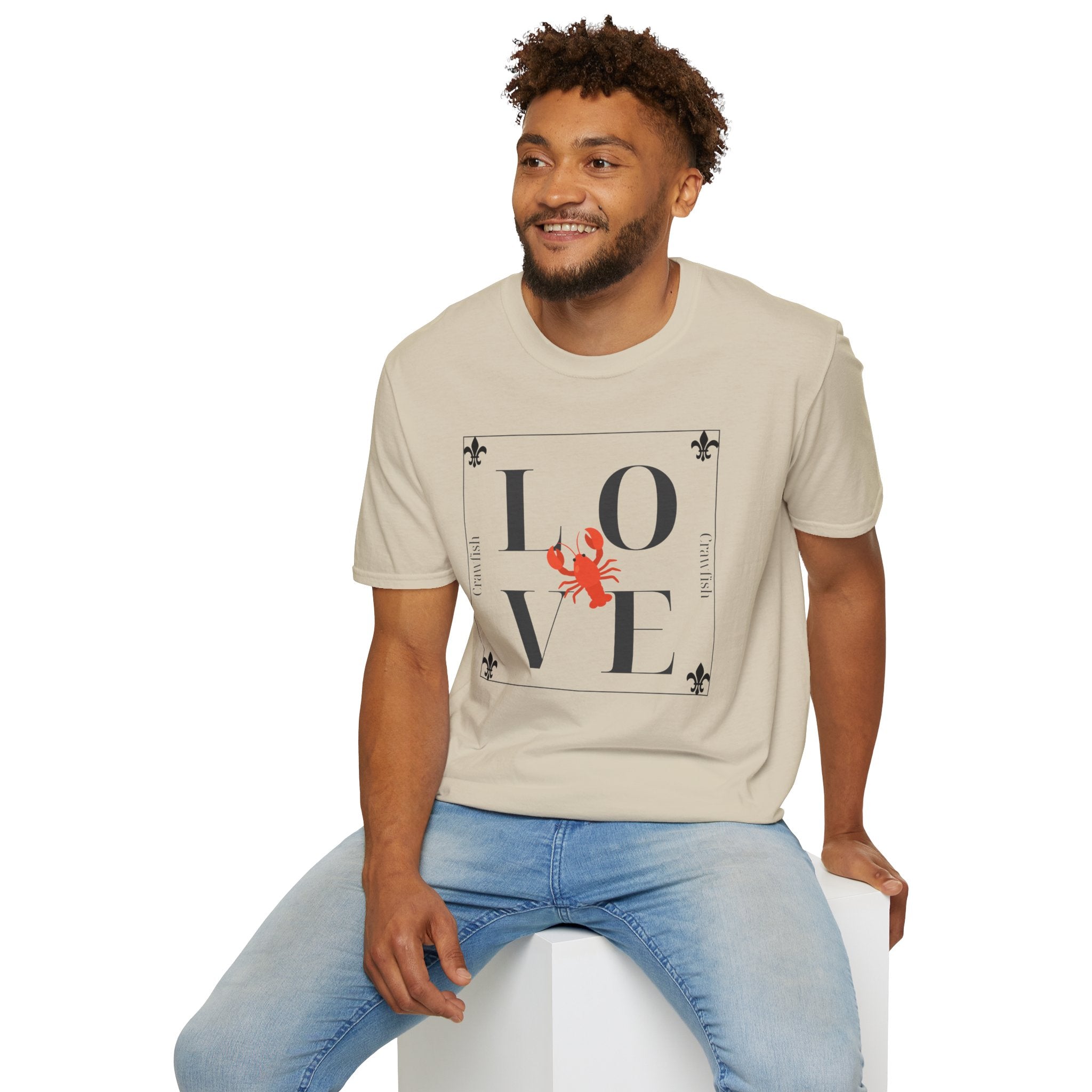 Unisex Soft Relaxed Tee - Crawfish Love (Men & Women)
