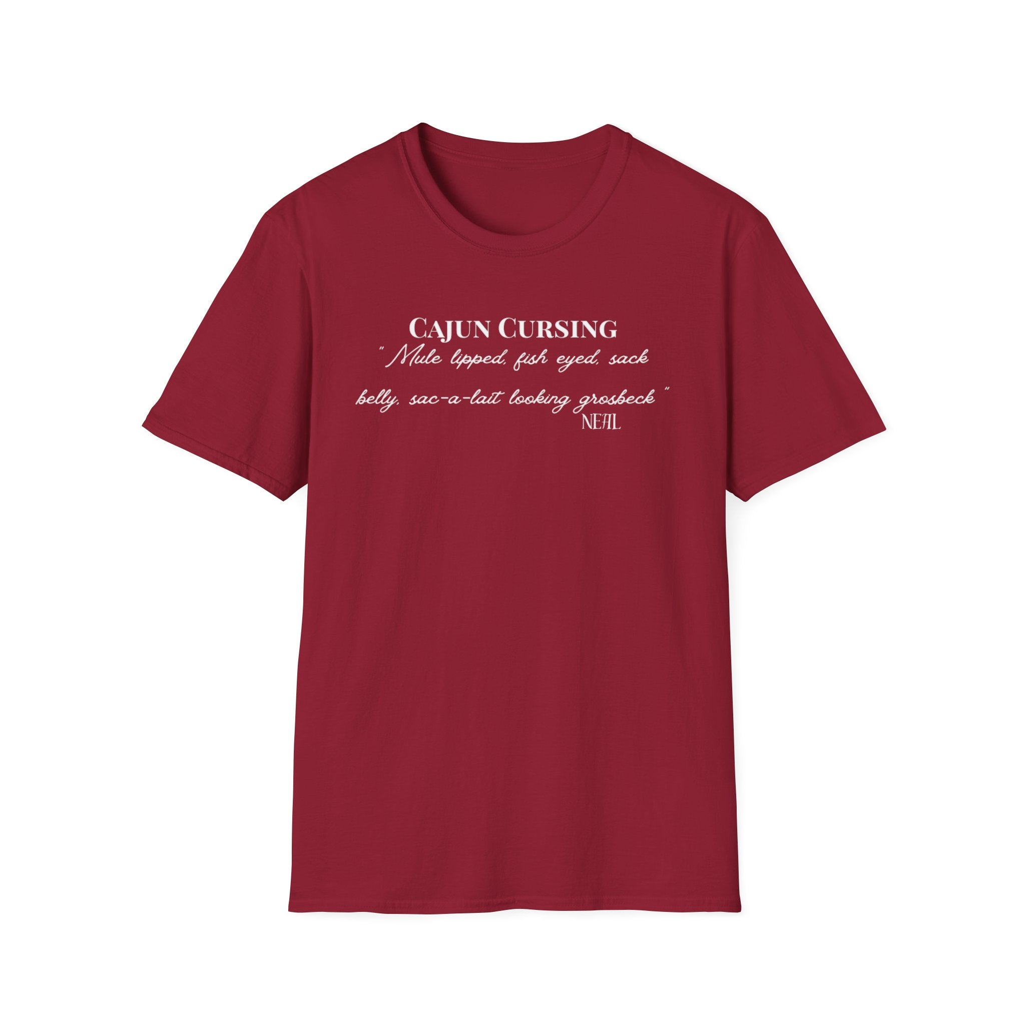 Men's Soft Tee - Relaxed Fit - Cajun Cursing