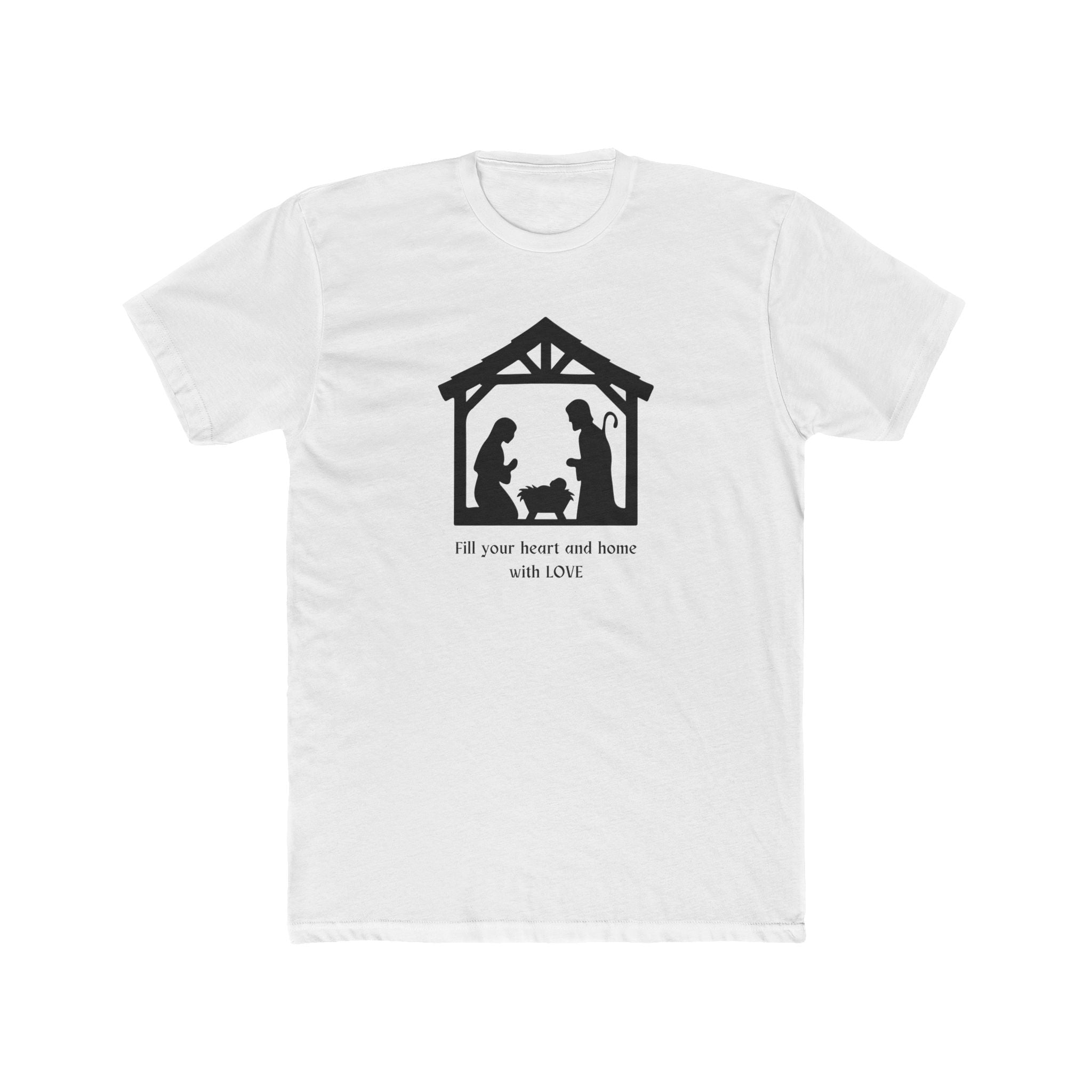 Men & Women Relaxed Tee Soft - Manger  Home and Heart