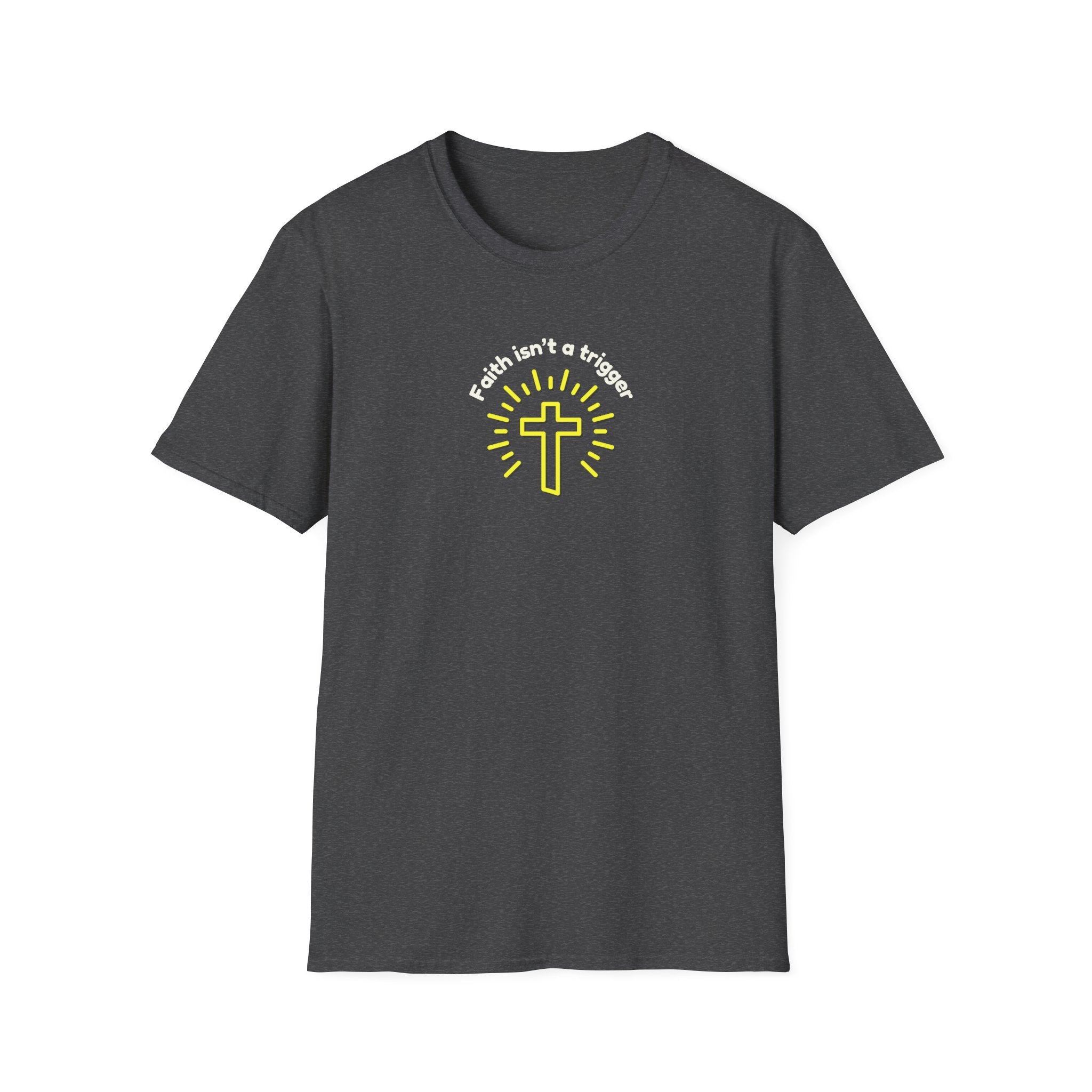Men's Soft Relaxed tee - Faith isn't a trigger