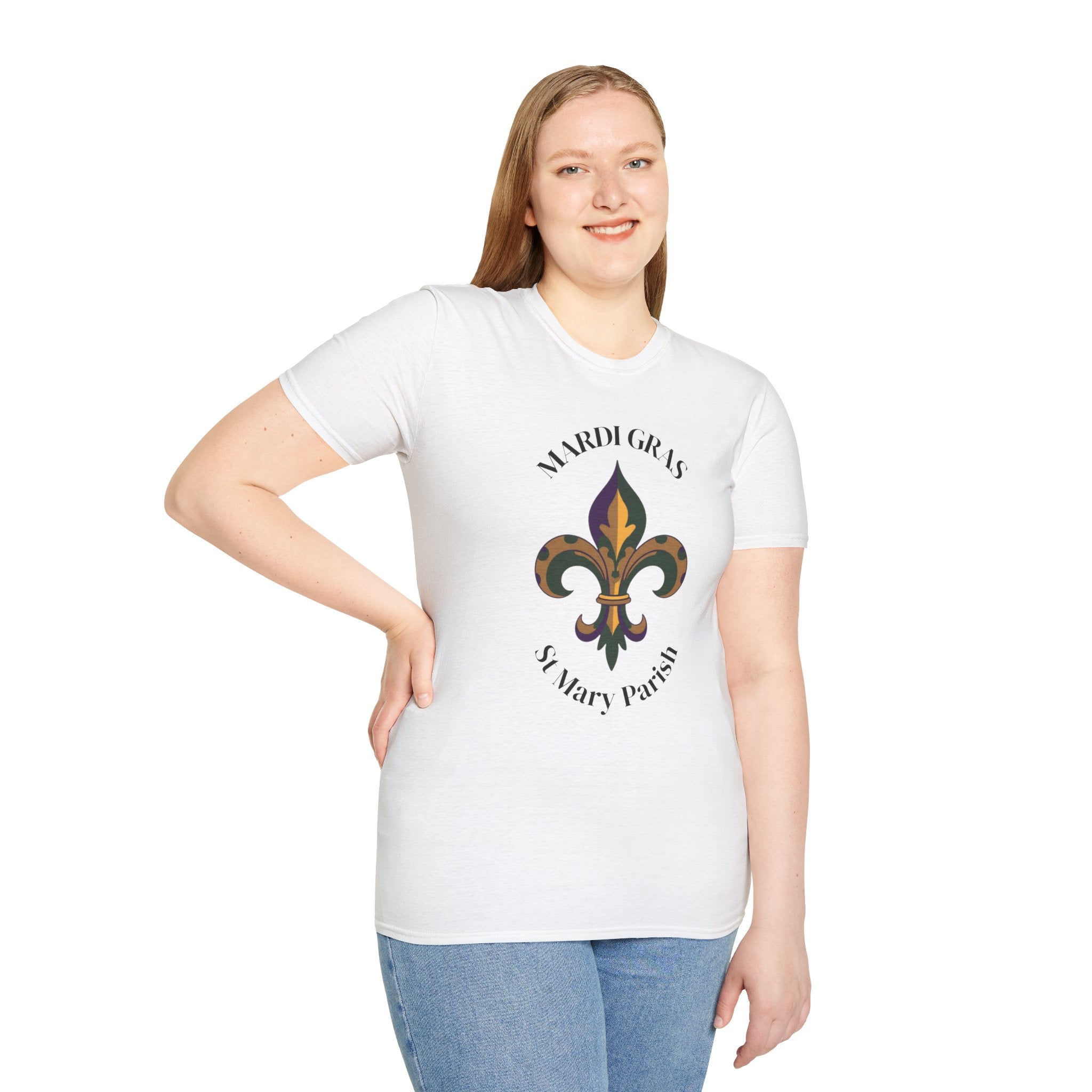 Relaxed Tee Men and Women- Mardi Gras St Mary Parish