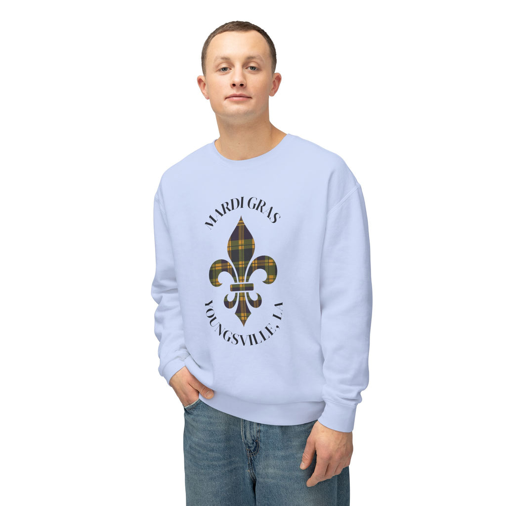 Lightweight Soft Long Sleeve - Mardi Gras Plaid Men & Women
