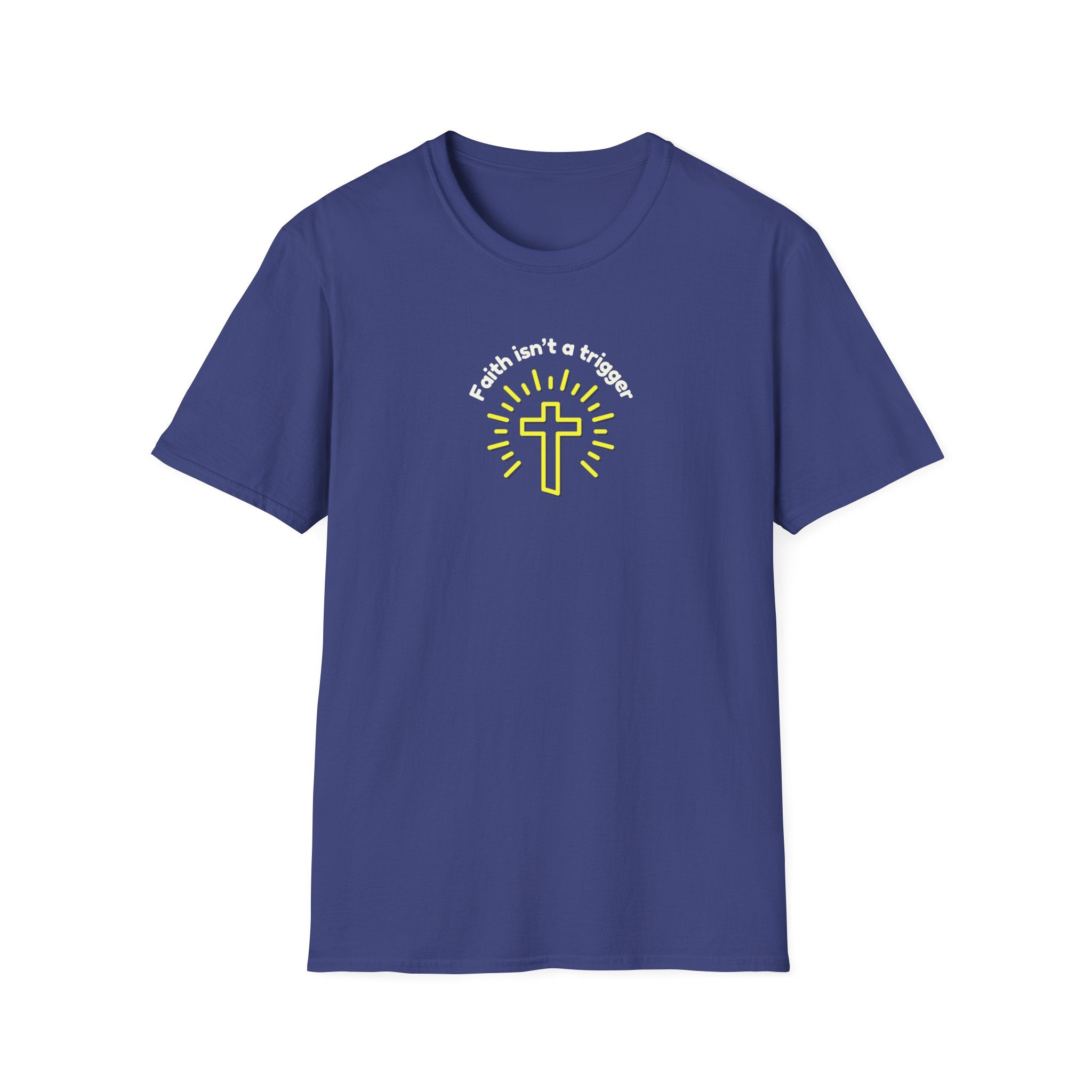 Men's Soft Relaxed tee - Faith isn't a trigger