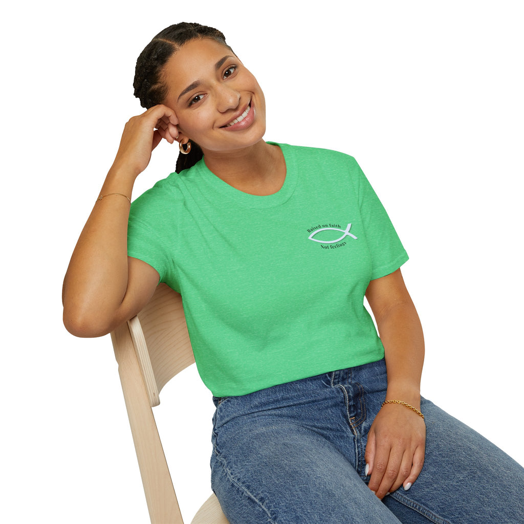 Relaxed Tee Soft - Men & Women - Raised on Faith, Not Feelings
