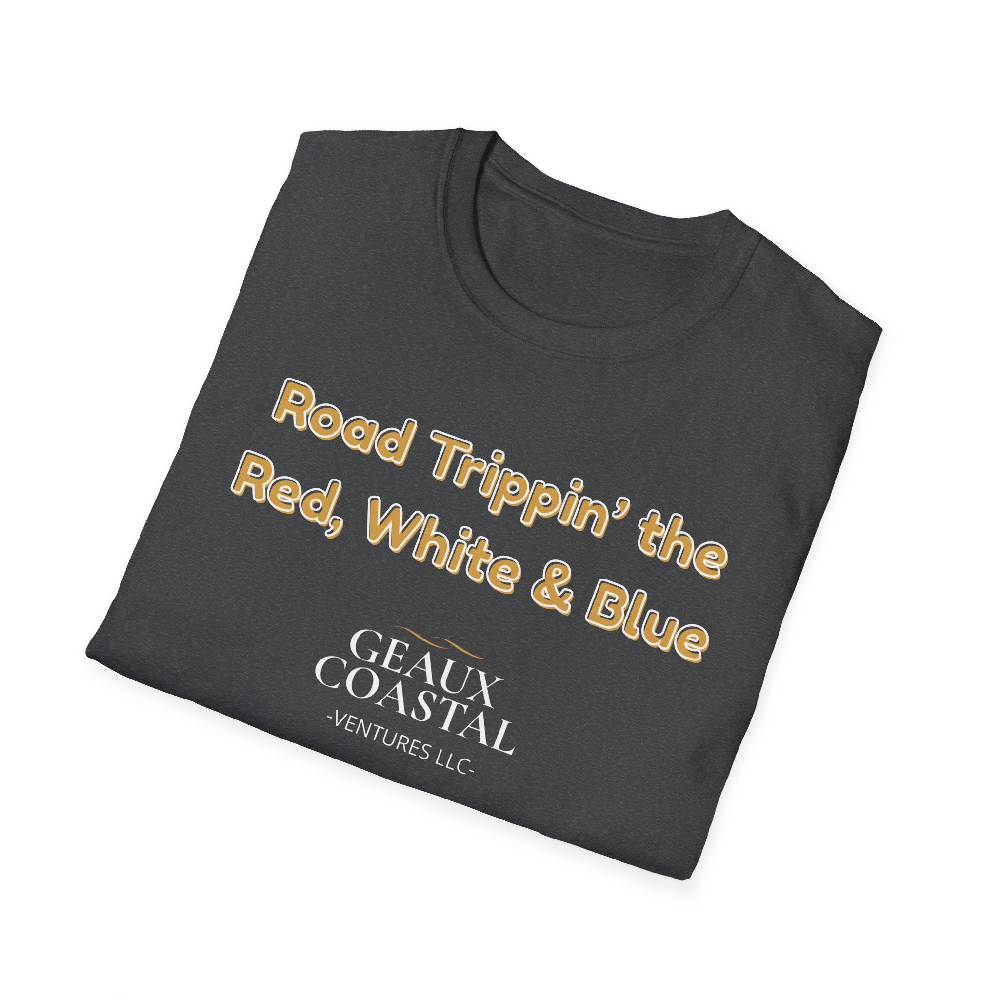 Men or Women Relaxed Soft Tee -  Road Tripping the USA