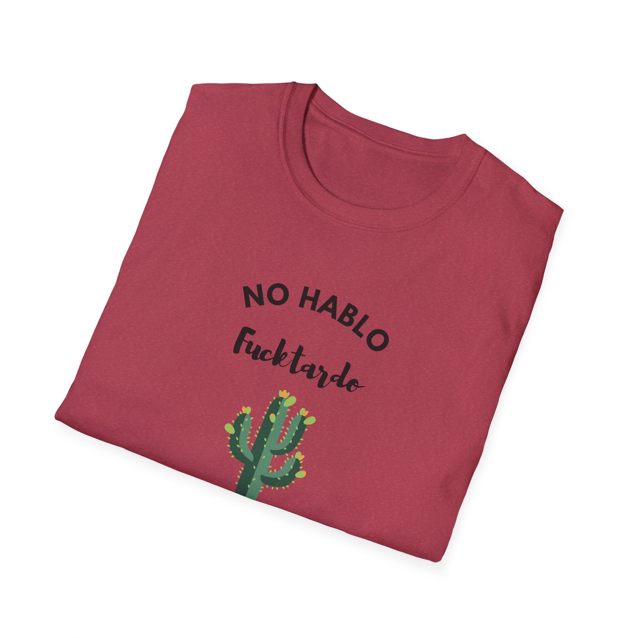 Relaxed Tee - Men & Women - No Hablo with 1 Cactus