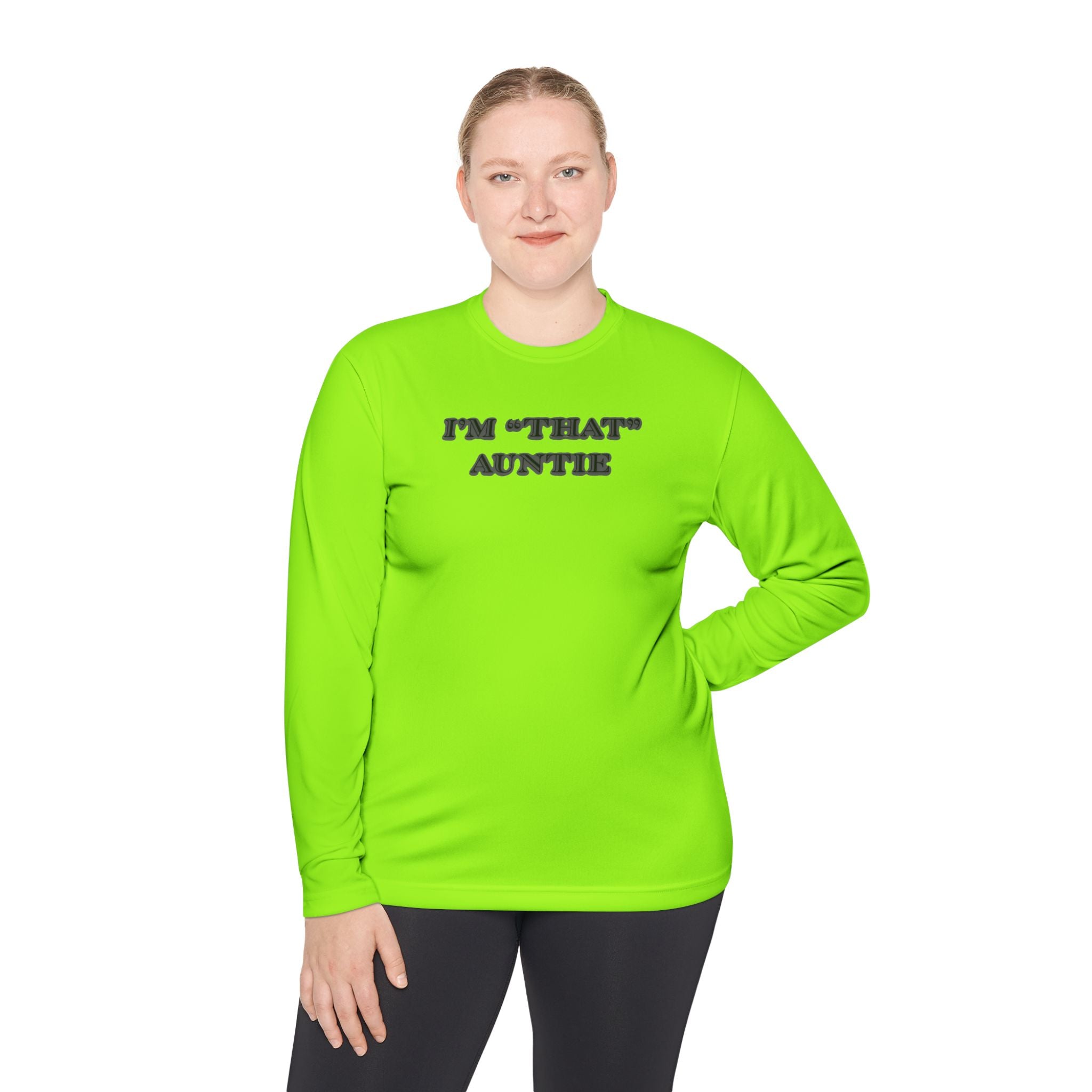 Lightweight Long Sleeve Tee - Women - I'm that Auntie