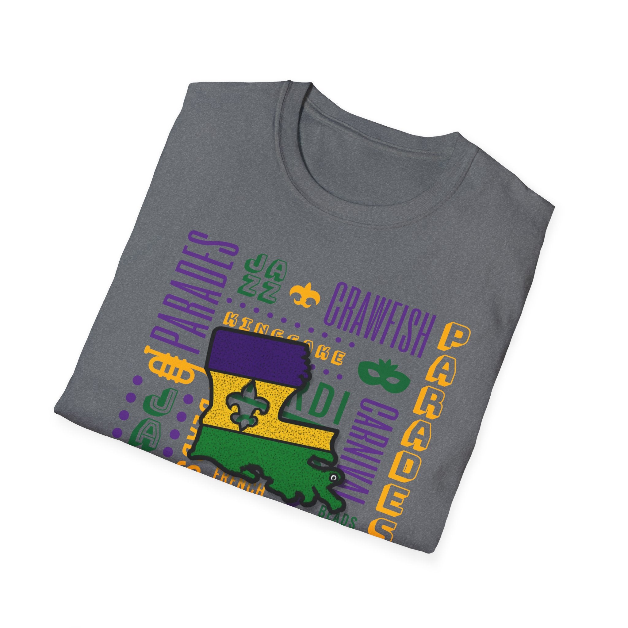 Relaxed Soft T Shirt - Men and Women - louisiana