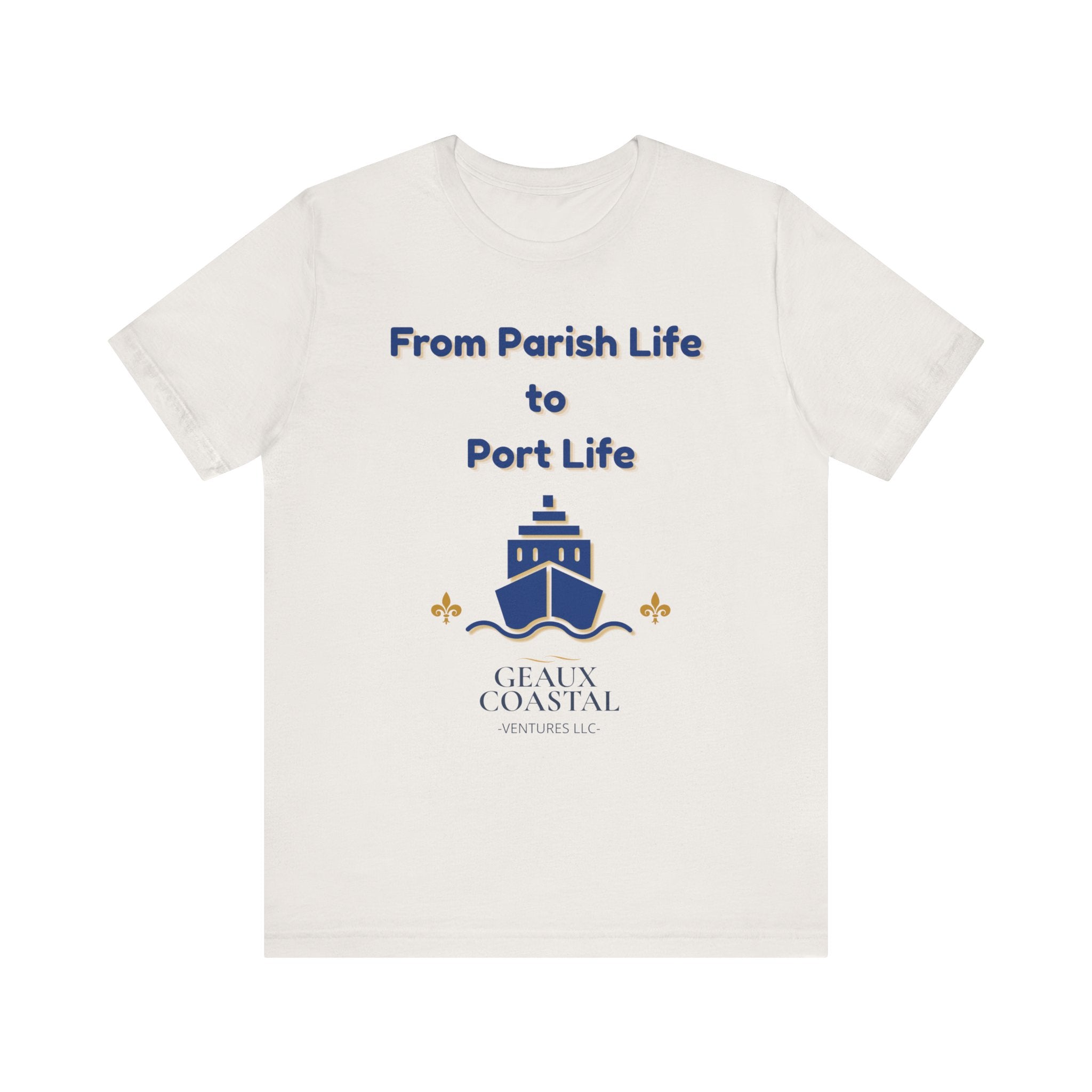 Men or Women Relaxed T Shirt - Parish and Port Cruise T Shirt