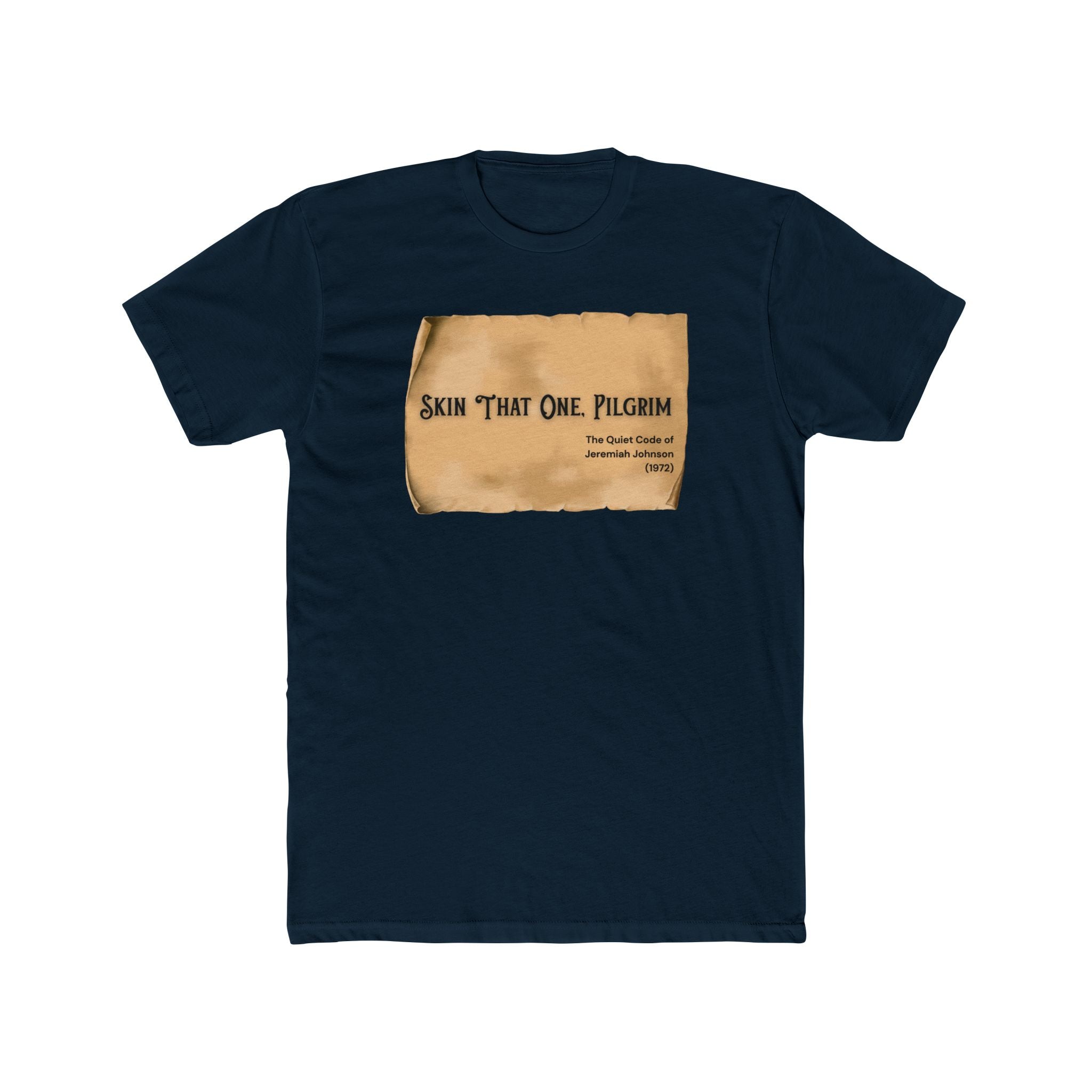 Mens Soft Premium Fitted Tee - Pilgrim Mountain Man