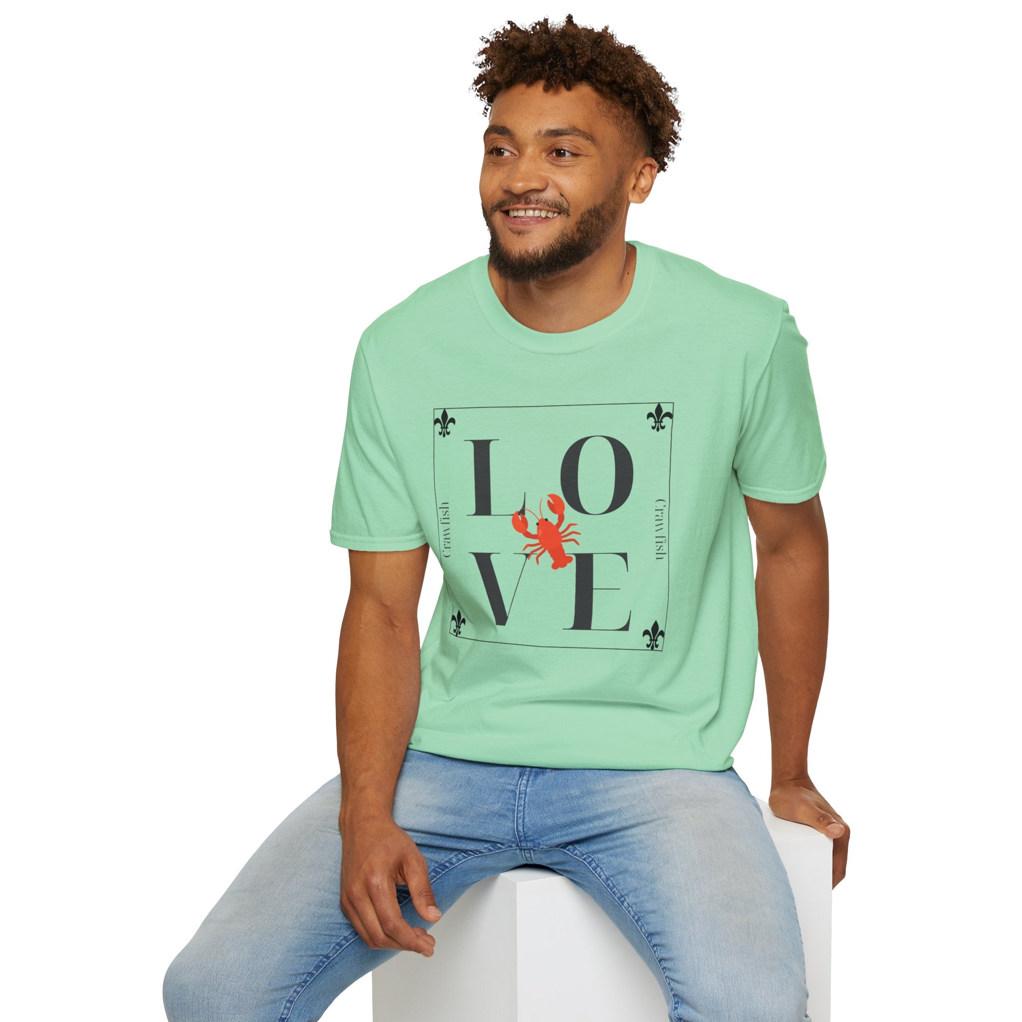Unisex Soft Relaxed Tee - Crawfish Love (Men & Women)