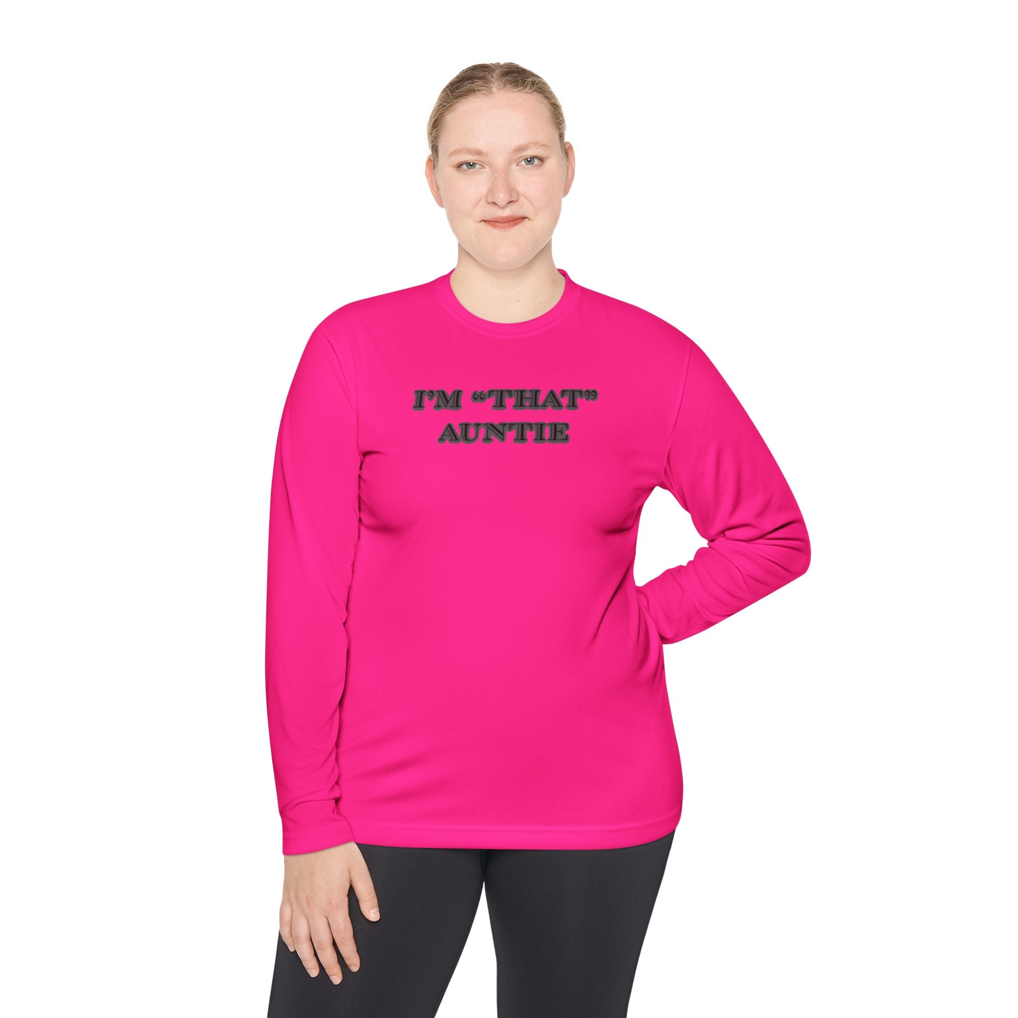Lightweight Long Sleeve Tee - Women - I'm that Auntie