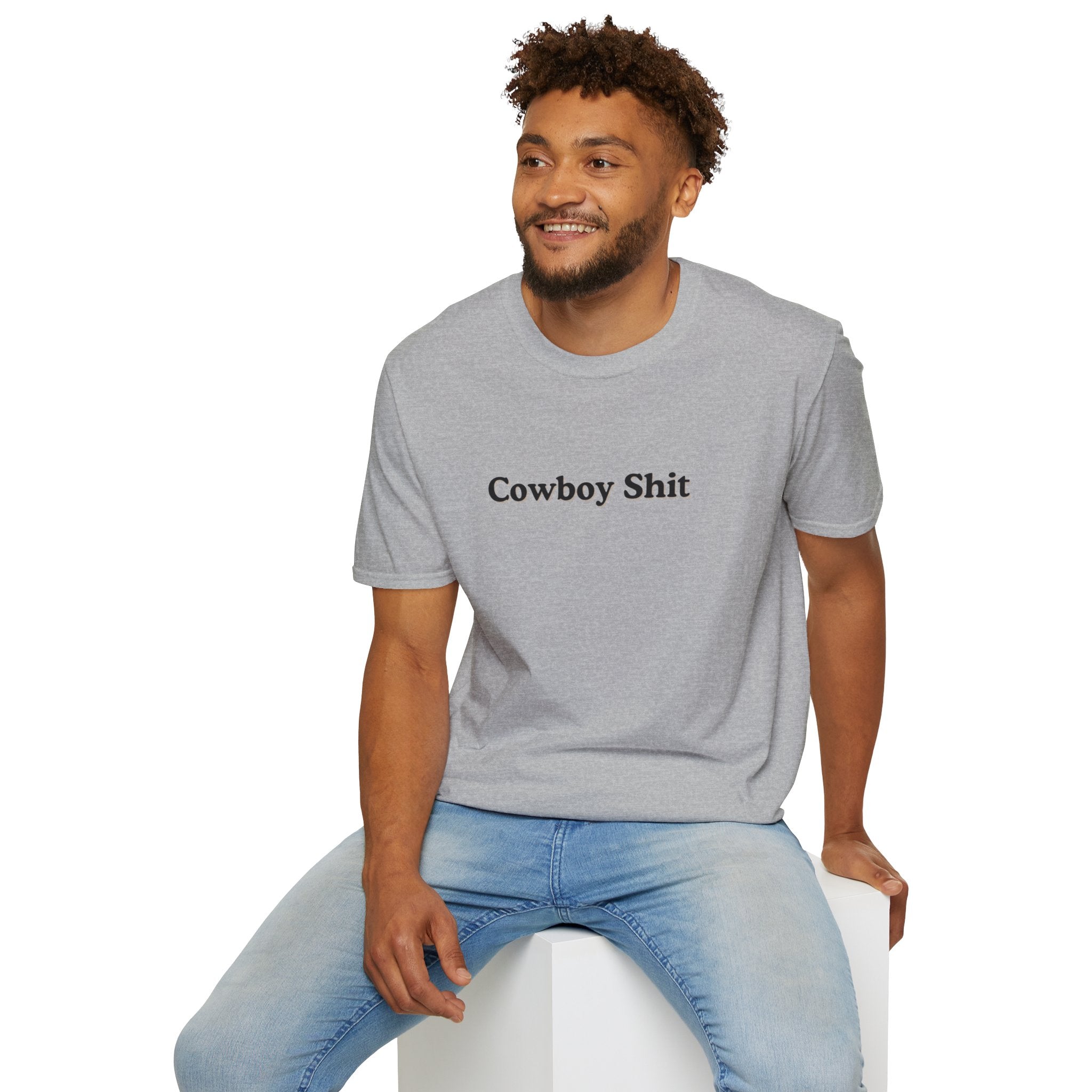 Men's Soft Relaxed Tee Cowboy Shit