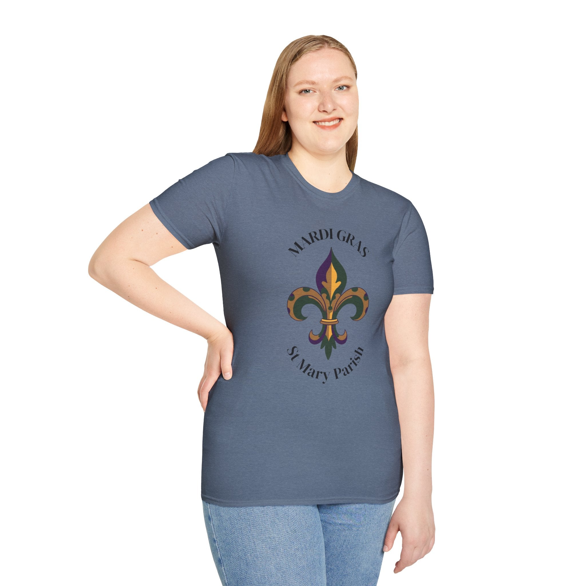 Relaxed Tee Men and Women- Mardi Gras St Mary Parish