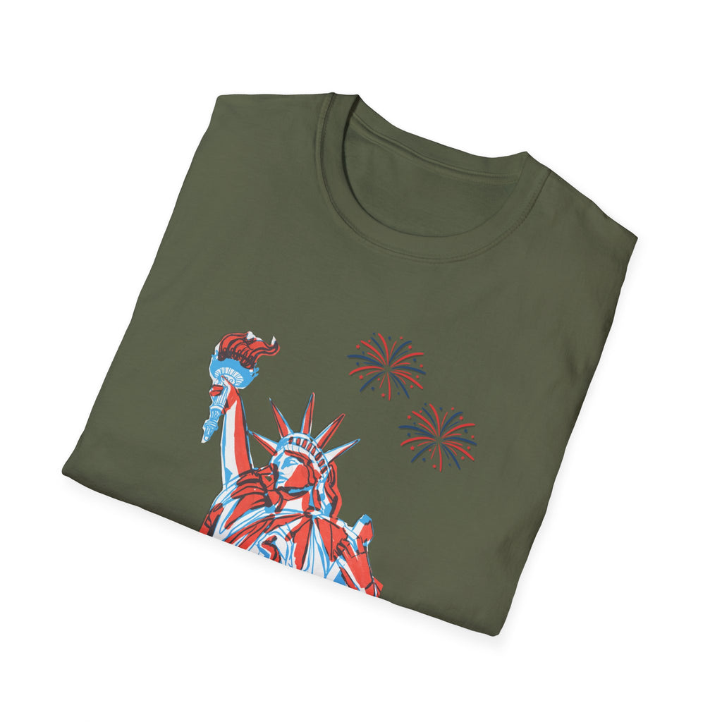Relaxed Soft Tee- Men & Women - Statue of Liberty 250