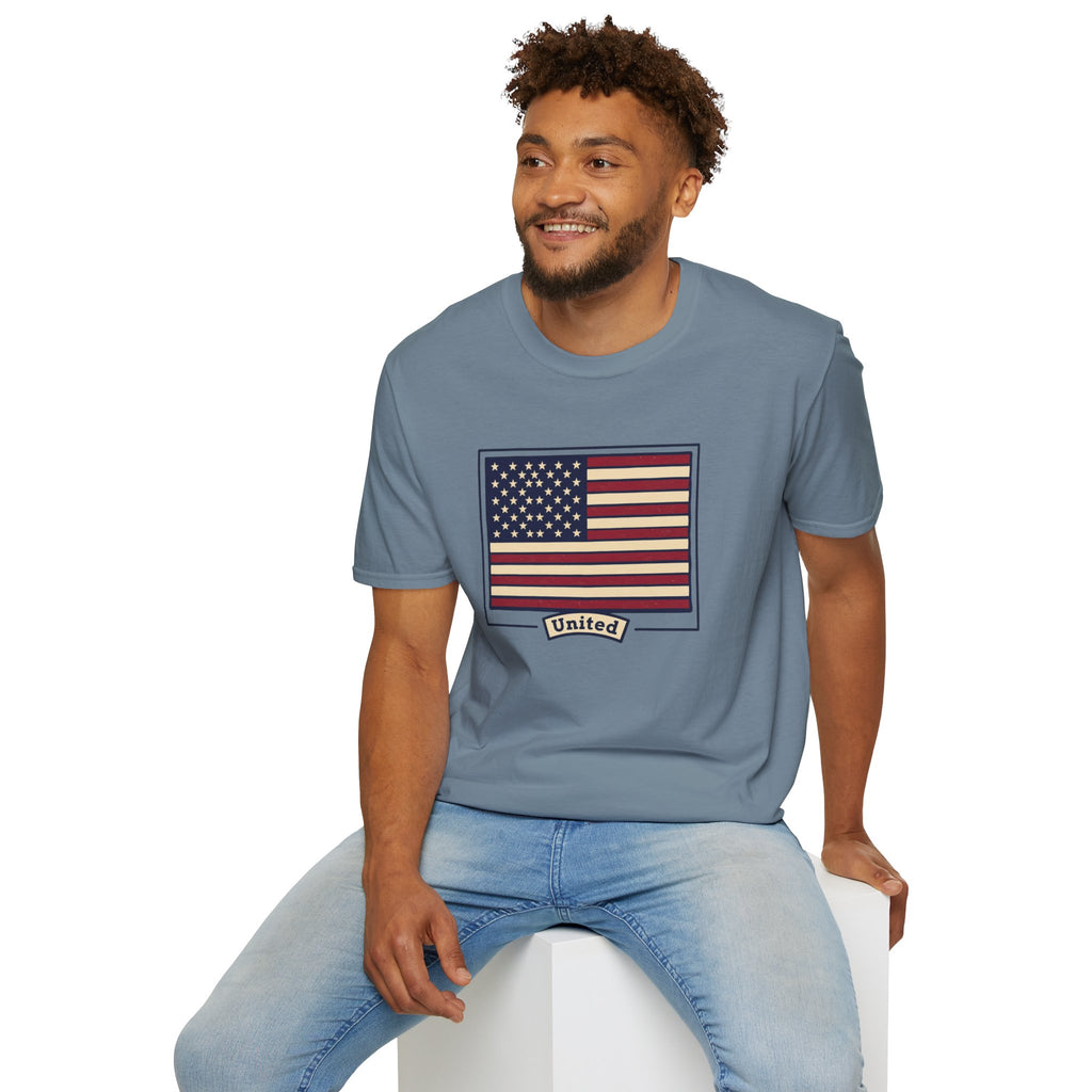 Men and Women - Regular Fit - American Flag and George Washington