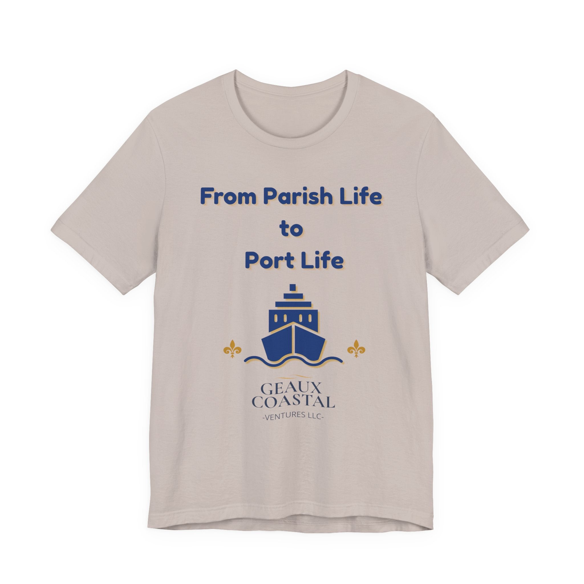 Men or Women Relaxed T Shirt - Parish and Port Cruise T Shirt
