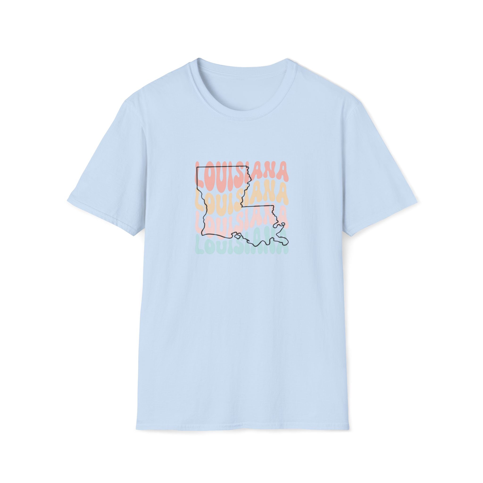 Womens Soft Relaxed Tee - Louisiana