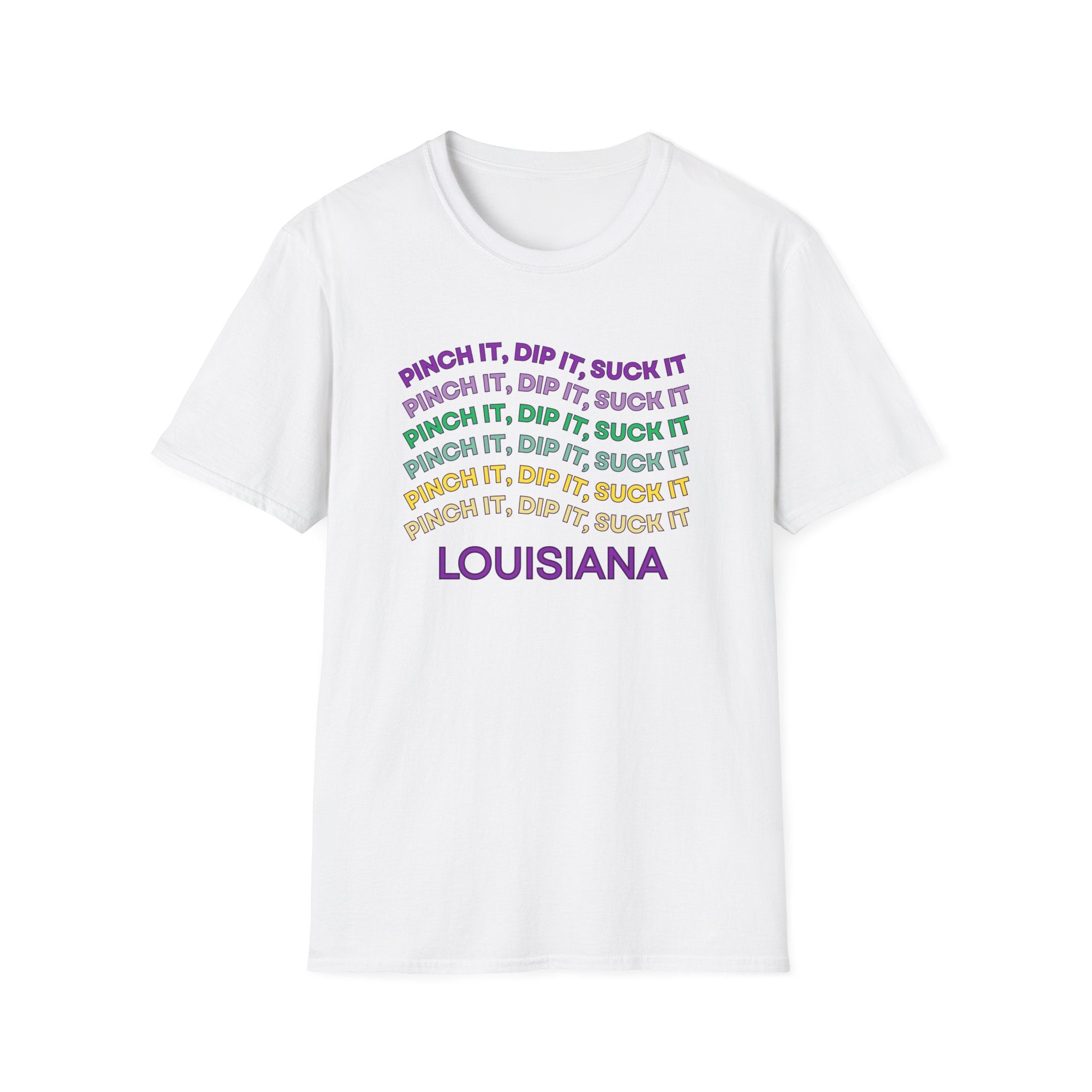 Soft Tee (Men & Women) "Pinch it, dip it, suck it" (Relaxed)