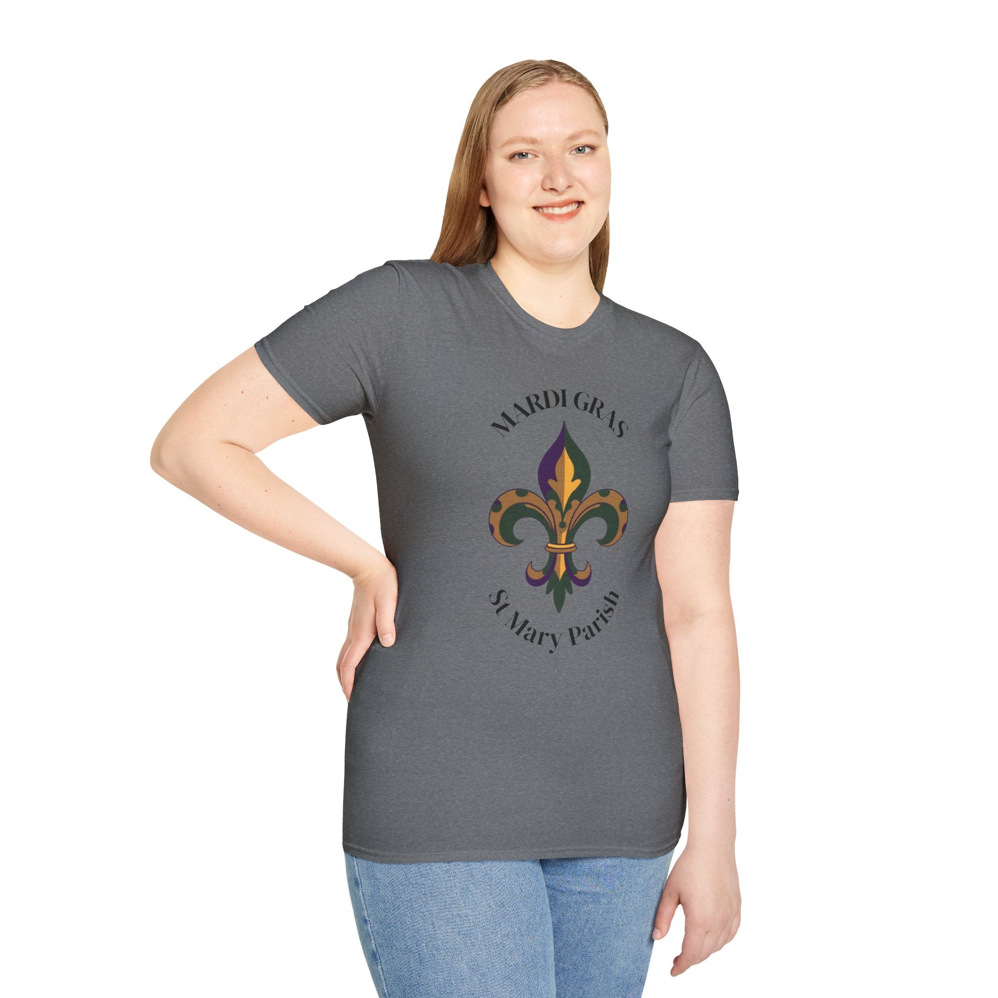 Relaxed Tee Men and Women- Mardi Gras St Mary Parish