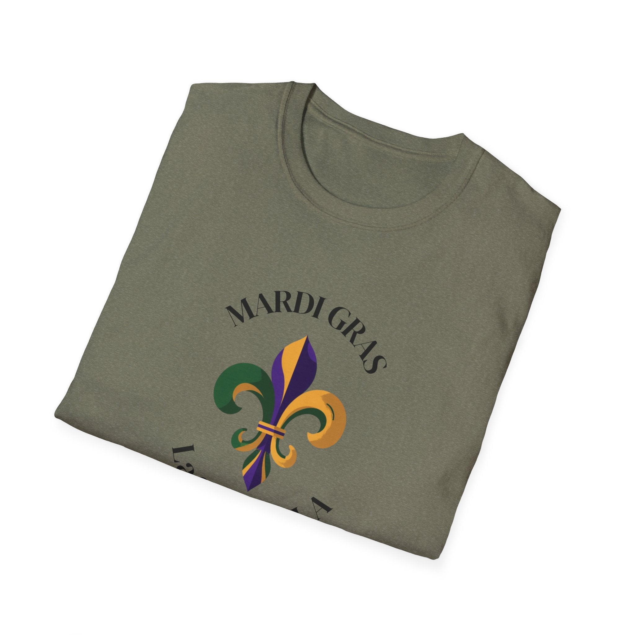 Relaxed Tee Men and Women  Mardi Gras Lafayette La