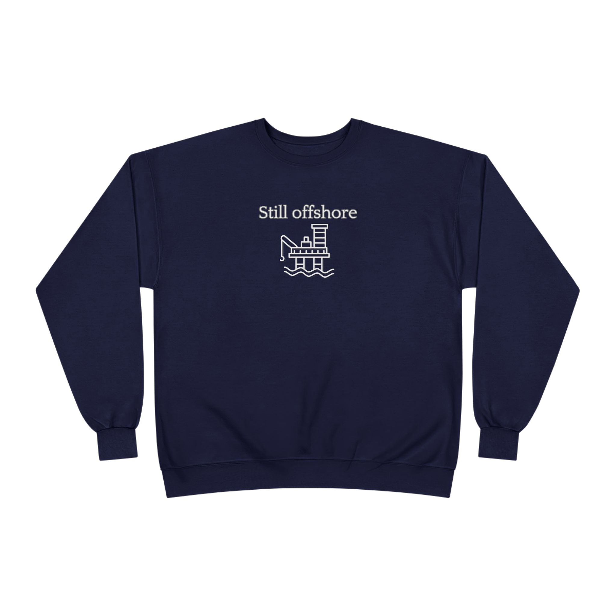 Relaxed Soft Ladies Sweatshirt - He's Offshore - oilfield