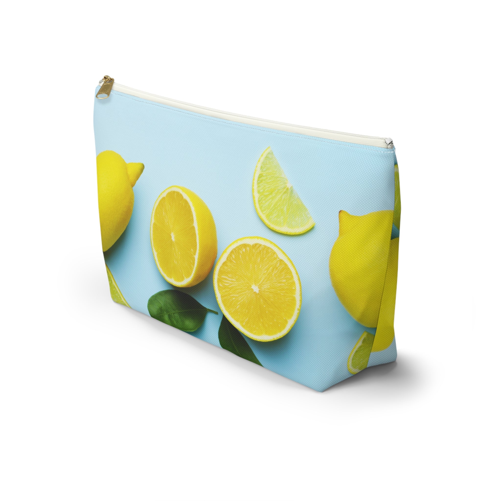 Accessory Pouch w T-bottom - Lemons