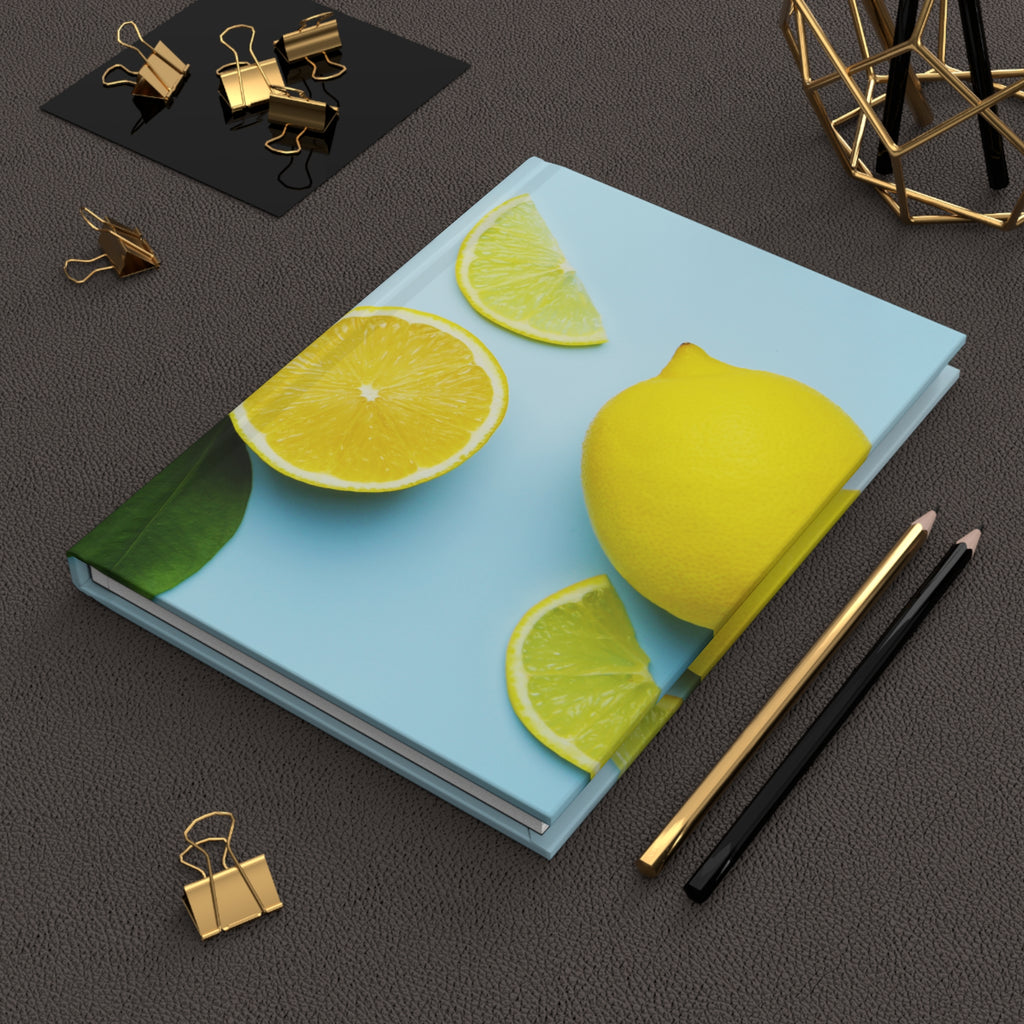 Hardcover Journal Matte Lemons