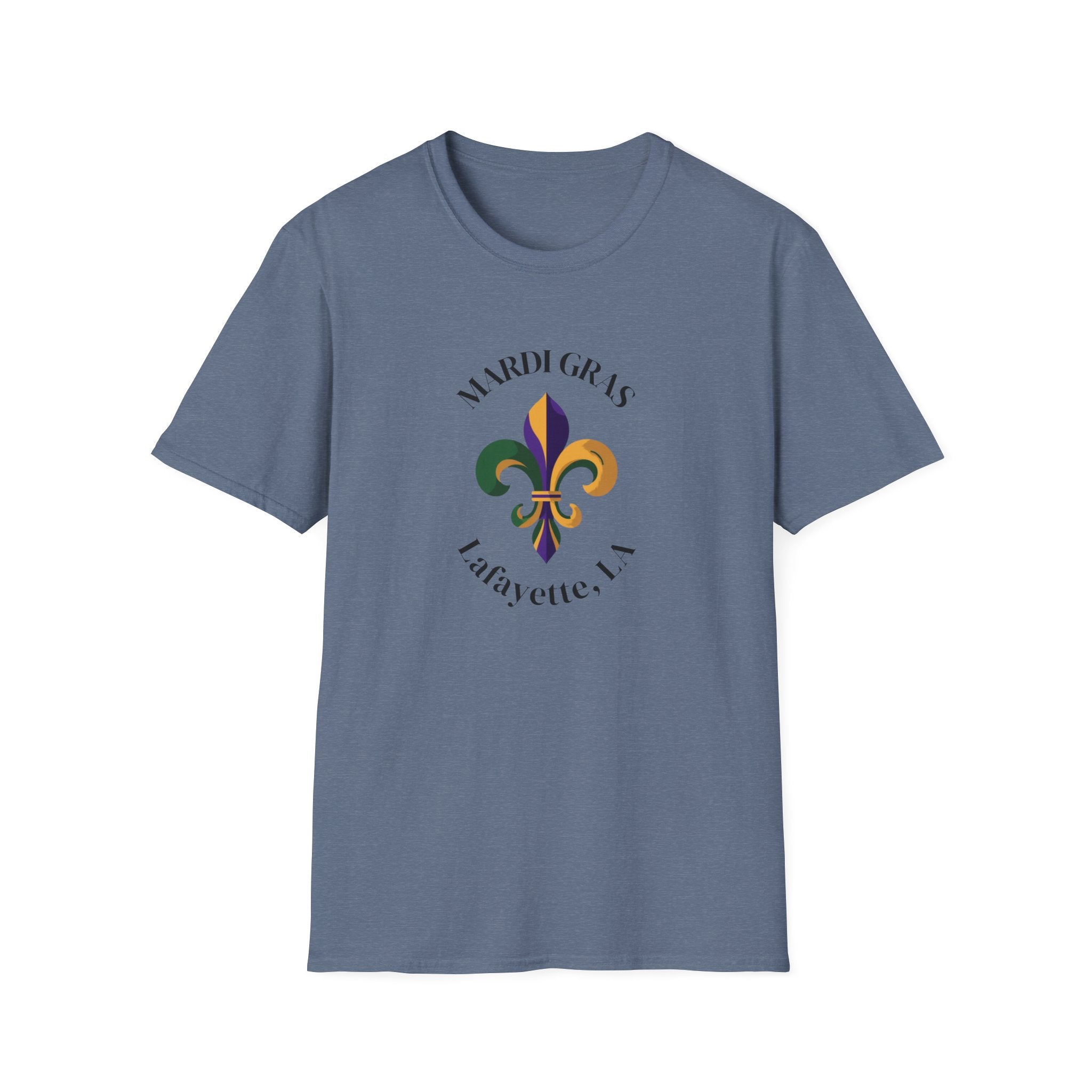 Relaxed Tee Men and Women  Mardi Gras Lafayette La