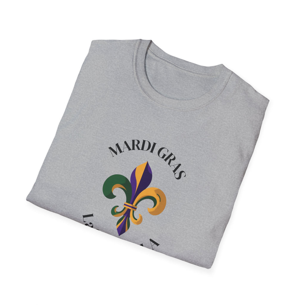Relaxed Tee Men and Women  Mardi Gras Lafayette La