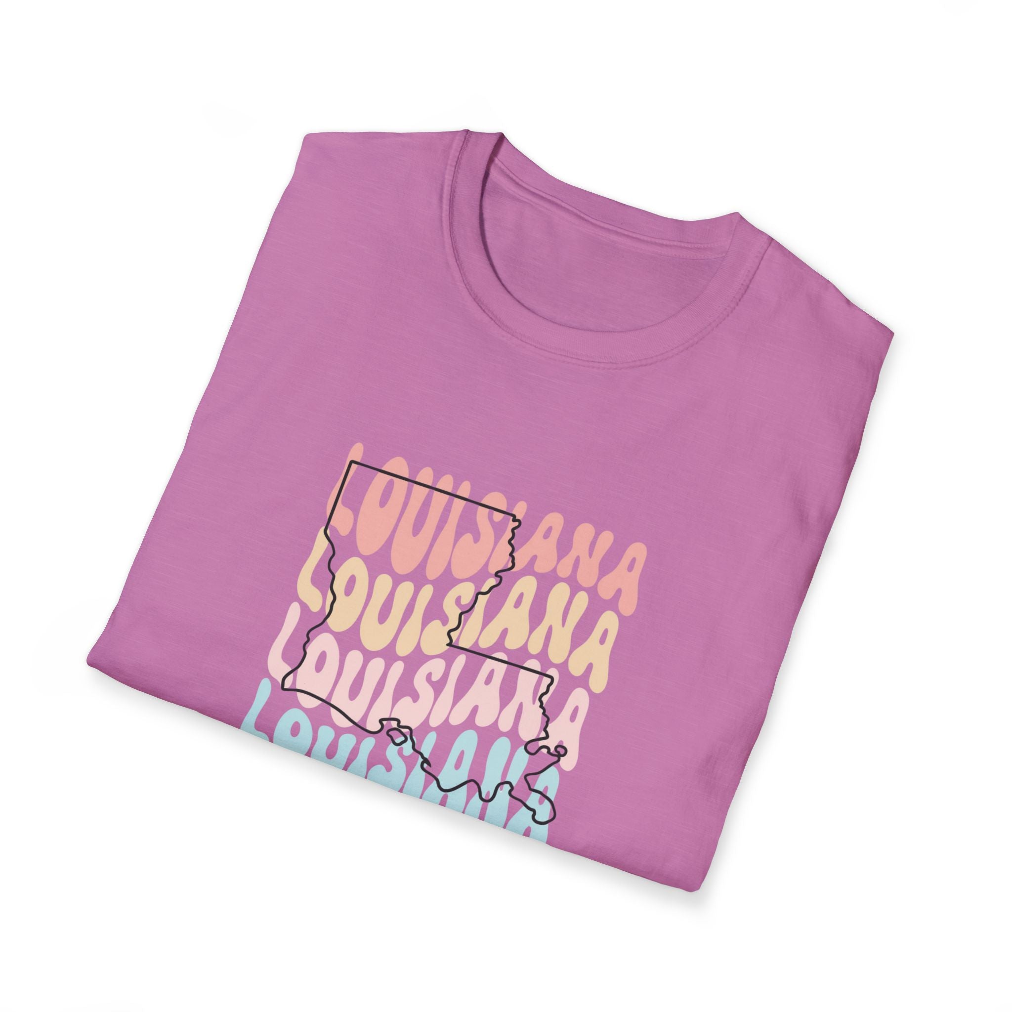Womens Soft Relaxed Tee - Louisiana