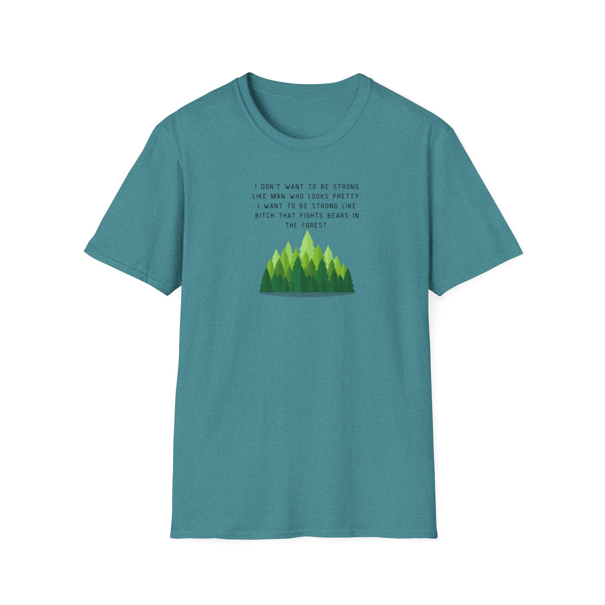 Women's Soft Relaxed Tee - Strong Women - bear