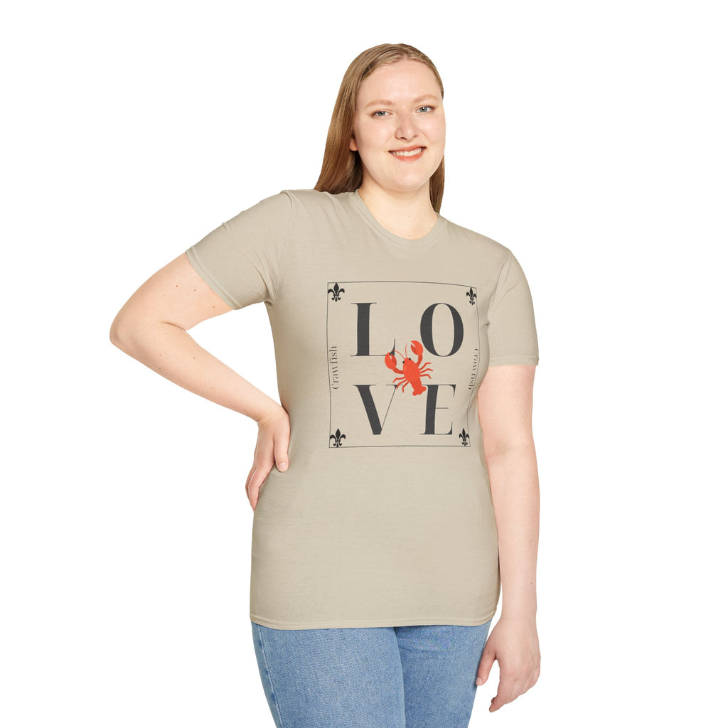 Unisex Soft Relaxed Tee - Crawfish Love (Men & Women)