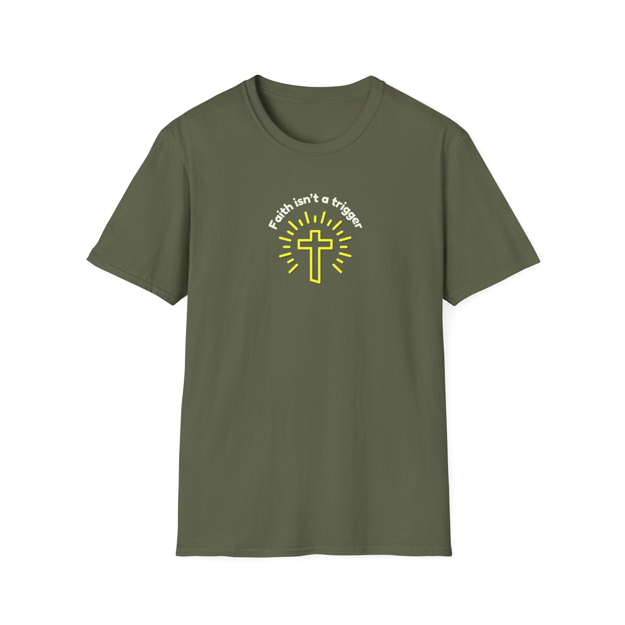 Men's Soft Relaxed tee - Faith isn't a trigger