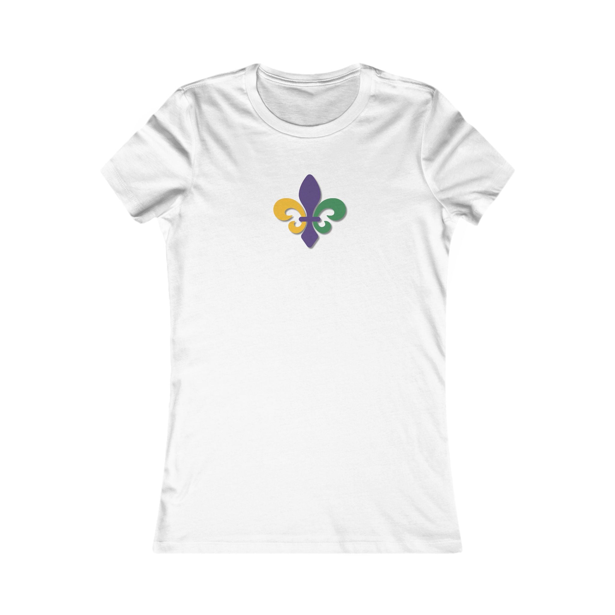 Women's Favorite Tee - Fleur de Lis - Fitted and CUTE !