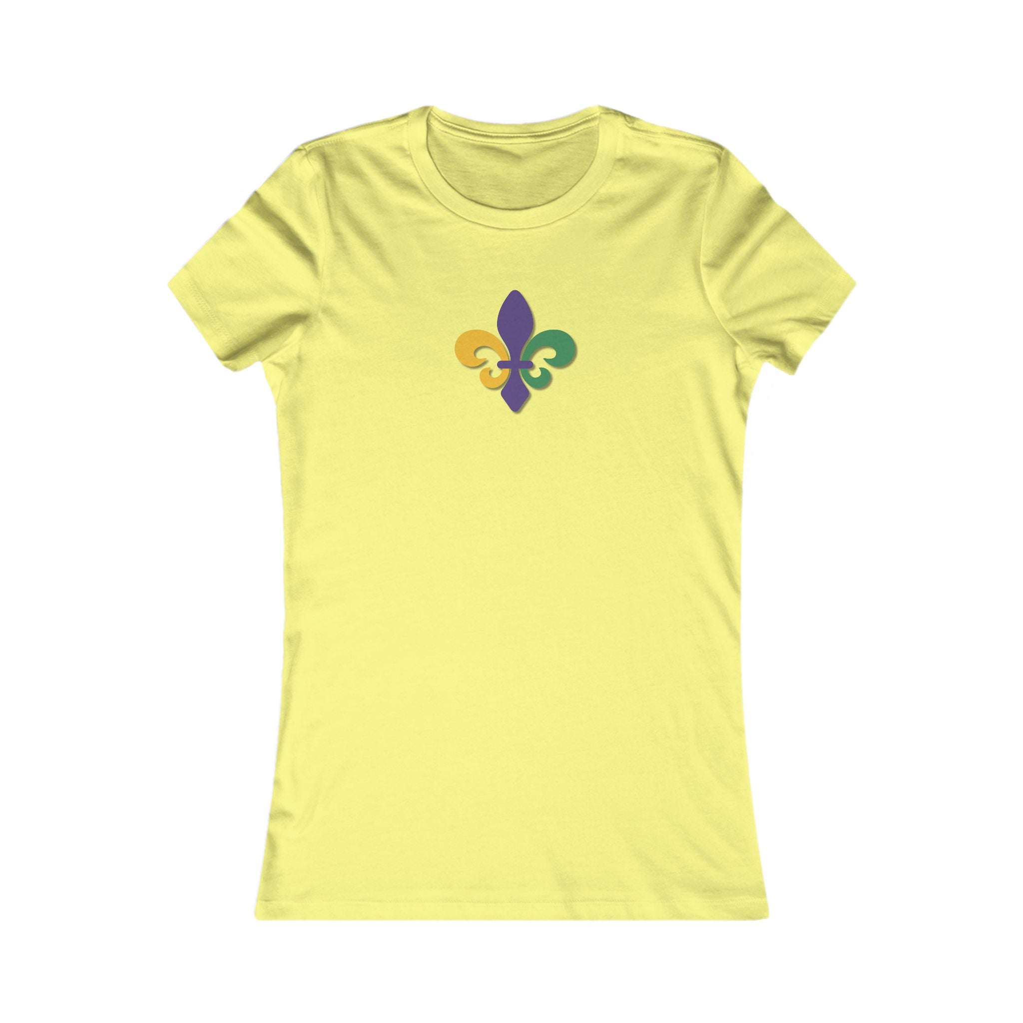Women's Favorite Tee - Fleur de Lis - Fitted and CUTE !