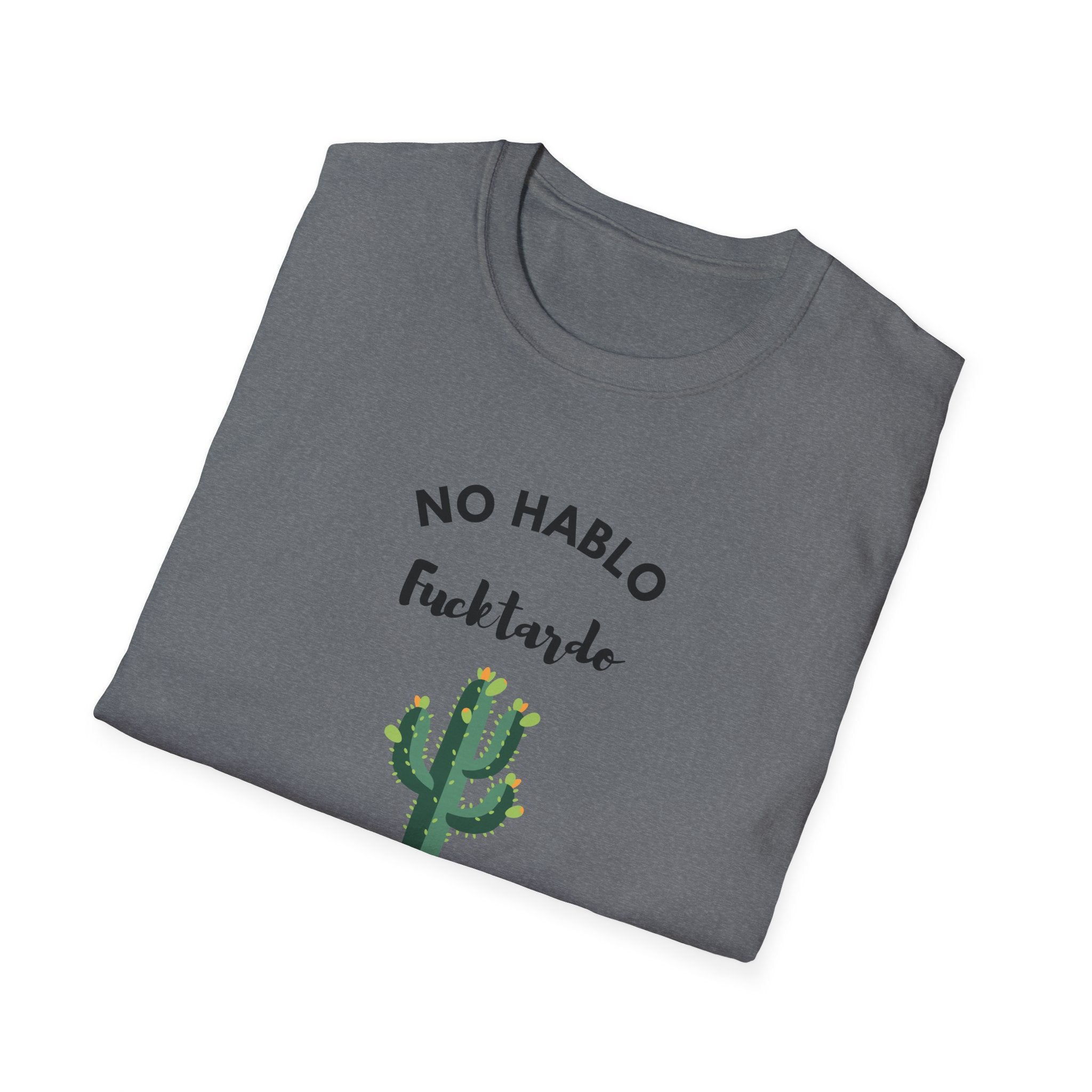 Relaxed Tee - Men & Women - No Hablo with 1 Cactus