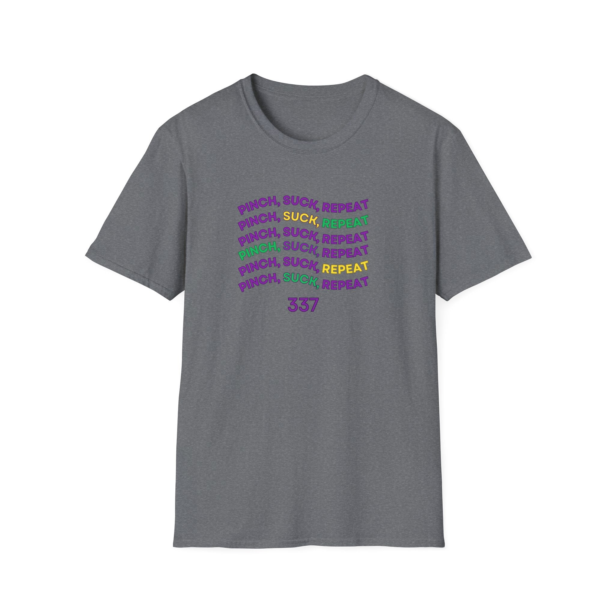 Soft Tee - (Men & Women) - "Mardi Gras"  '337'